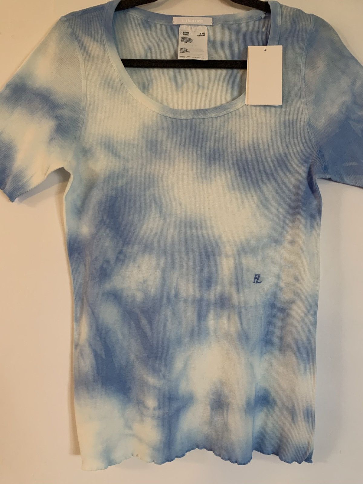 Helmut Lang HELMUT LANG LOGO TIE DYE TOP Size L / US 10 / IT 46 - 6 Thumbnail