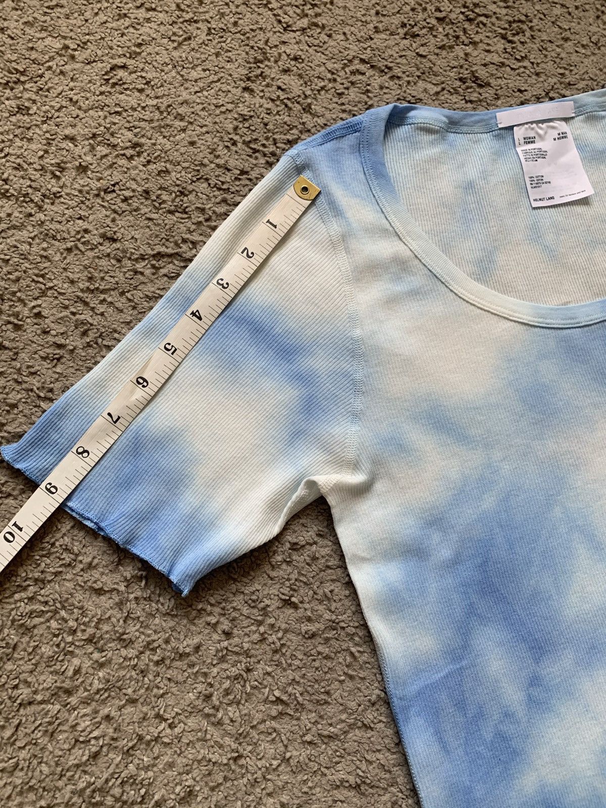 Helmut Lang HELMUT LANG LOGO TIE DYE TOP Size L / US 10 / IT 46 - 17 Thumbnail