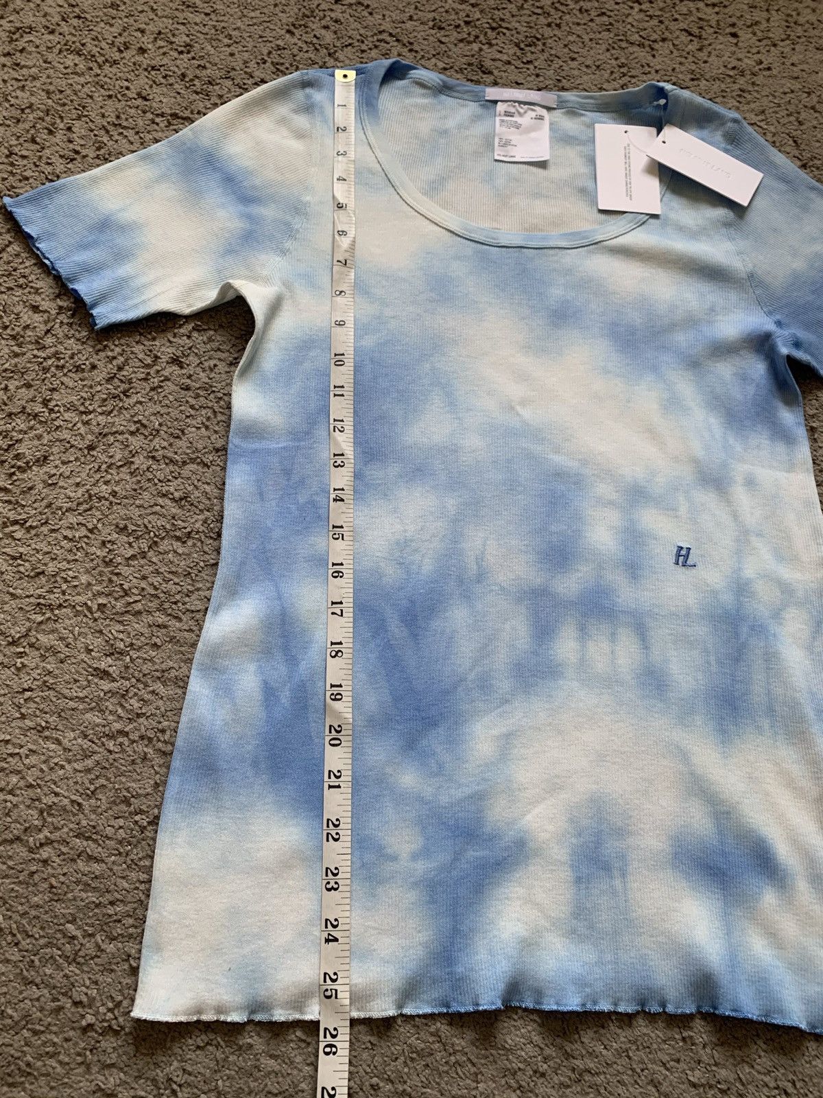 Helmut Lang HELMUT LANG LOGO TIE DYE TOP Size L / US 10 / IT 46 - 19 Thumbnail