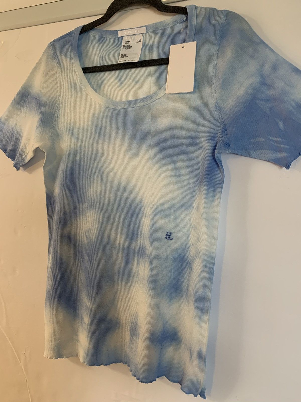 Helmut Lang HELMUT LANG LOGO TIE DYE TOP Size L / US 10 / IT 46 - 9 Thumbnail