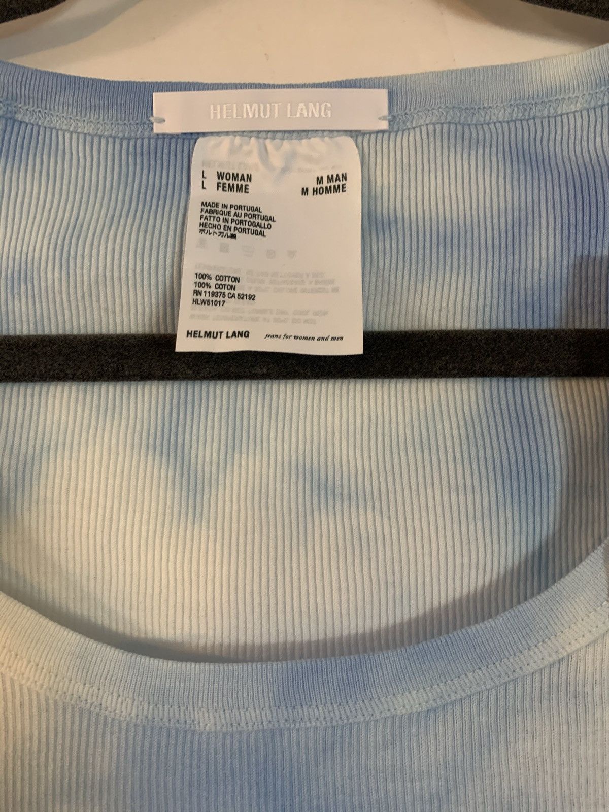Helmut Lang HELMUT LANG LOGO TIE DYE TOP Size L / US 10 / IT 46 - 21 Thumbnail