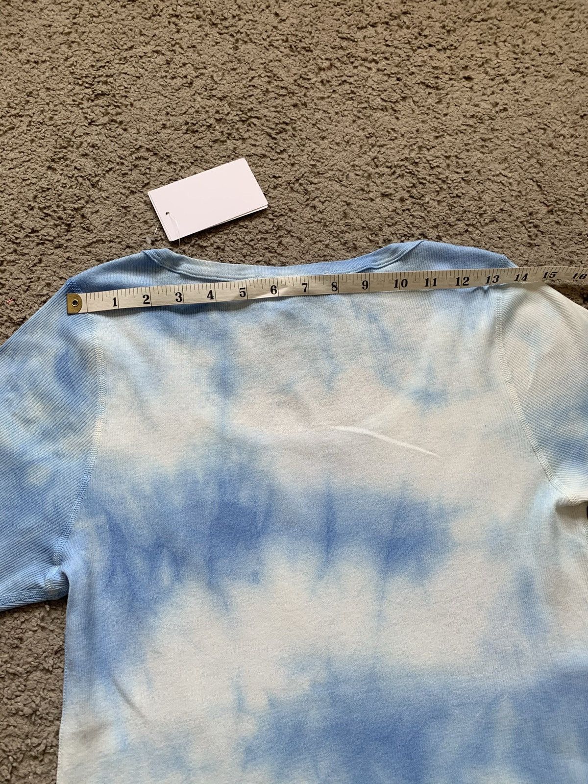 Helmut Lang HELMUT LANG LOGO TIE DYE TOP Size L / US 10 / IT 46 - 20 Thumbnail