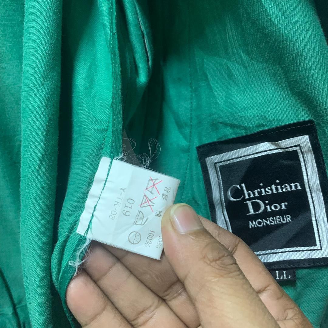 Christian Dior Monsieur Christian Dior monsieur jacket green color Size US L / EU 52-54 / 3 - 5 Thumbnail