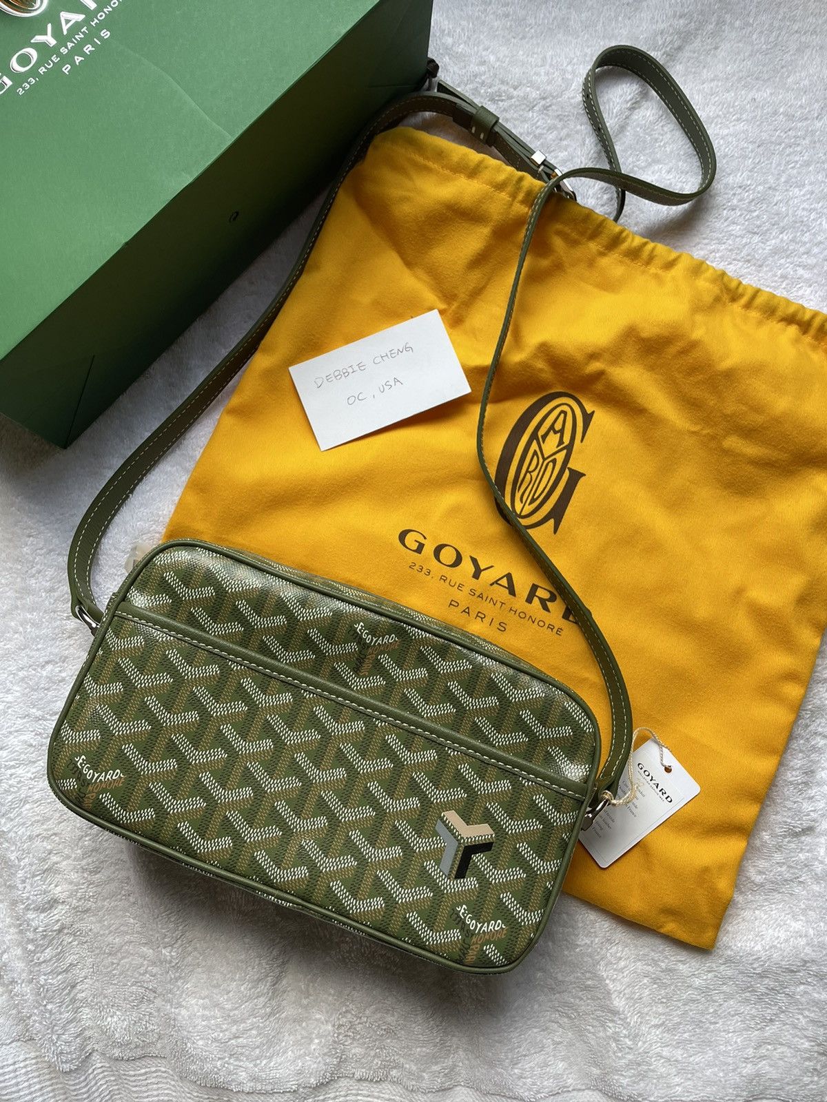 Goyard Limited Edition Goyard Cap Vert Camera Crossbody Bag Green | Grailed