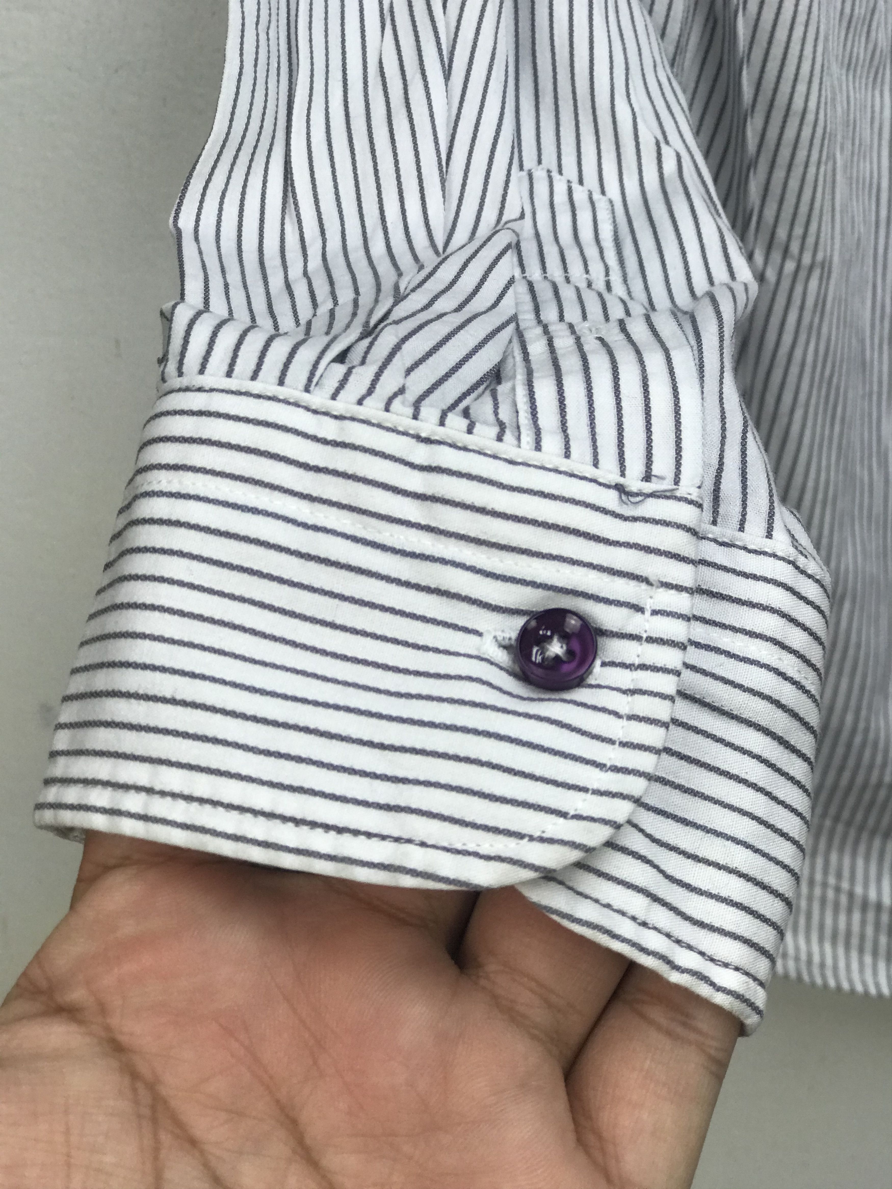 Beams Plus BEAMS STRIPE BUTTON DOWN SHIRT Size US M / EU 48-50 / 2 - 5 Thumbnail