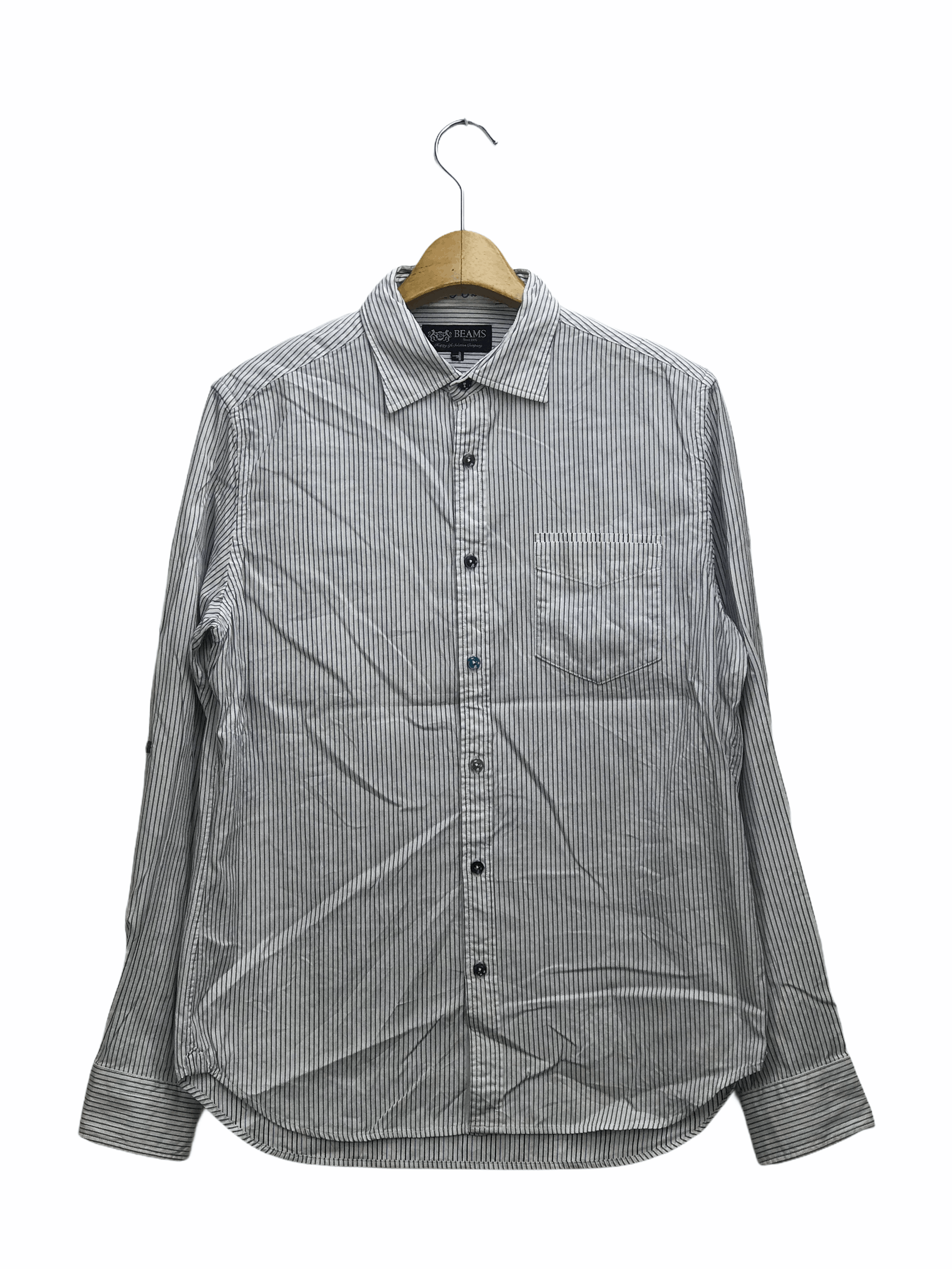 Beams Plus BEAMS STRIPE BUTTON DOWN SHIRT Size US M / EU 48-50 / 2 - 1 Thumbnail