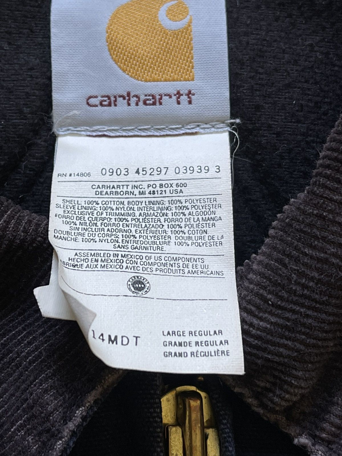 Carhartt × Vintage Y2K Vintage Carhartt Jacket Workwear Size US L / EU 52-54 / 3 - 6 Thumbnail