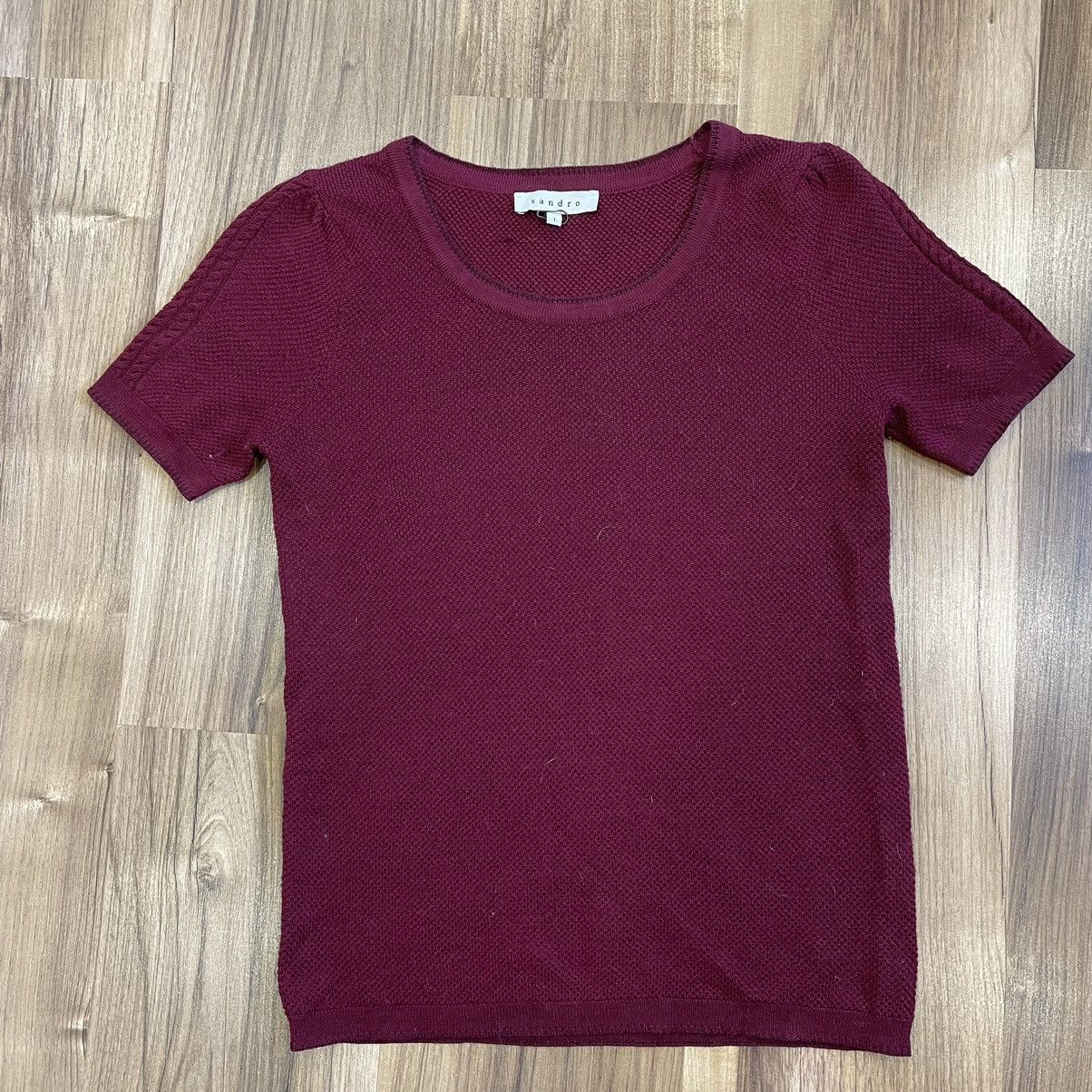 Sandro Luxury Sandro Blouse Knit Sweater Shirts Streetwear Vintage Size S / US 4 / IT 40 - 2 Thumbnail