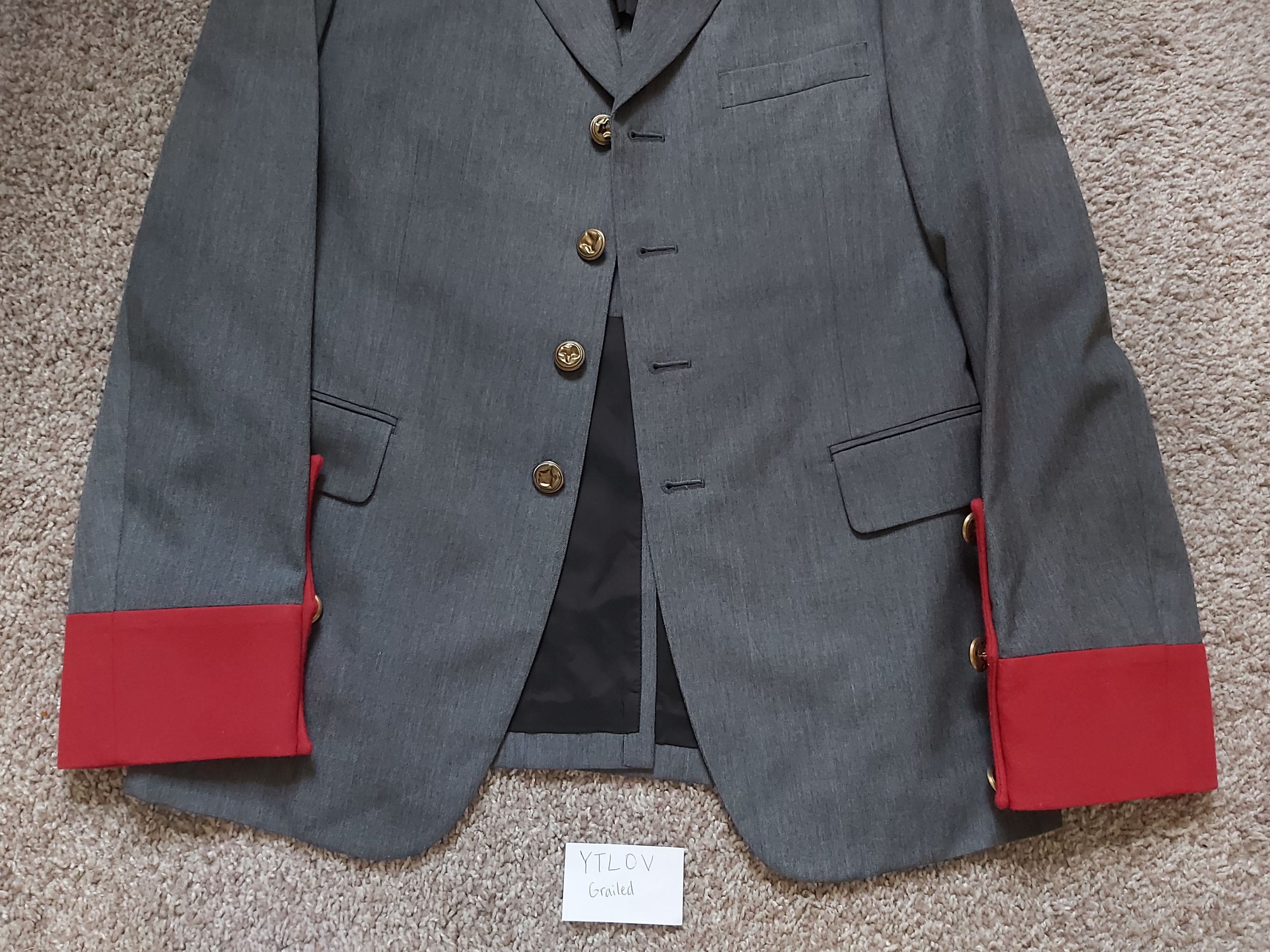 Comme Des Garcons Homme Plus Military Inspired Blazer | Grailed