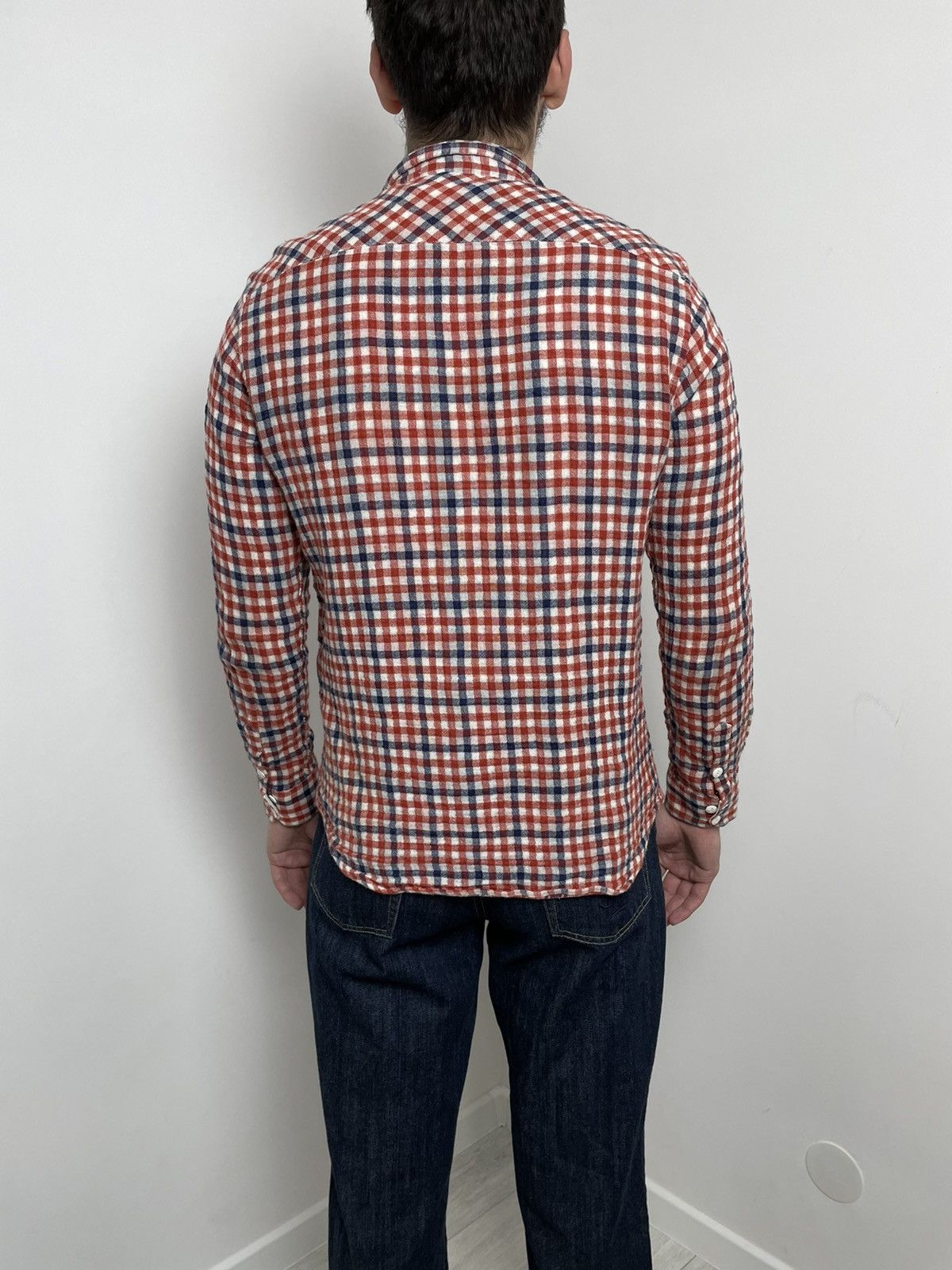 Norse Projects Norse Project logo Shirt Plaid Red/Blue Size US M / EU 48-50 / 2 - 7 Thumbnail