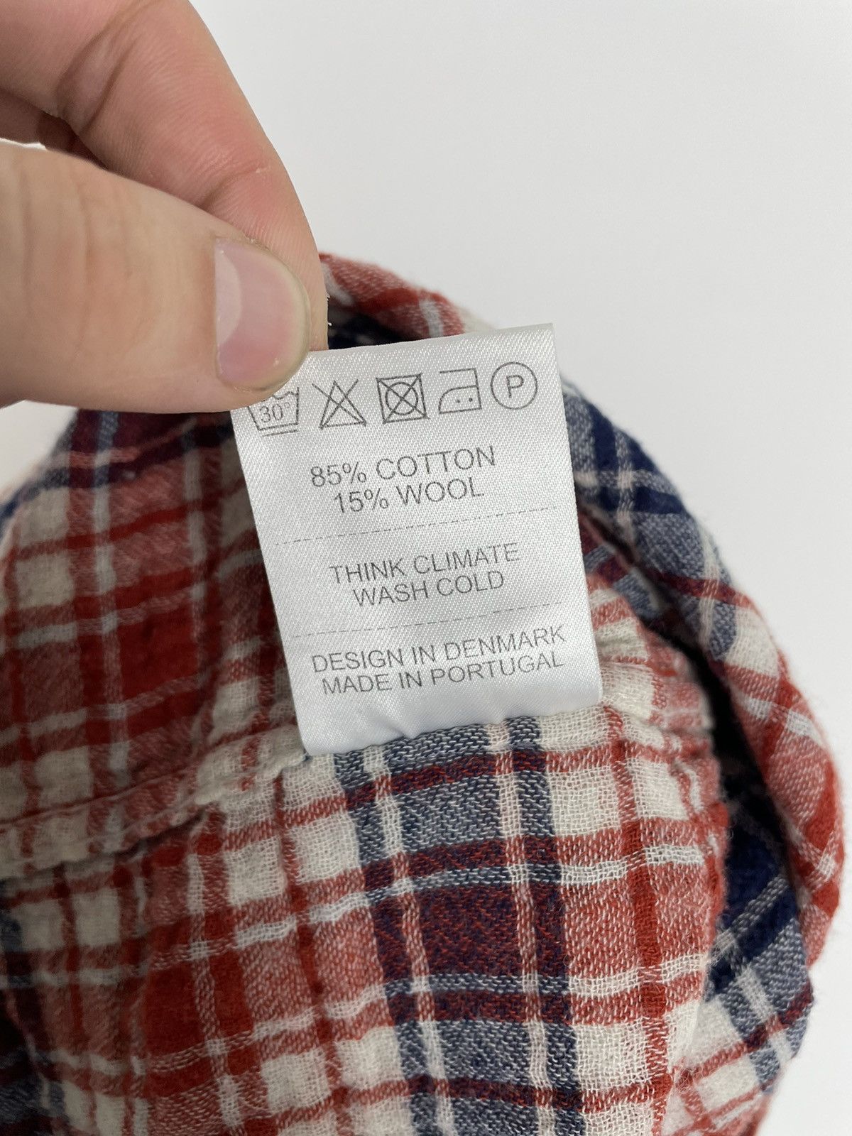 Norse Projects Norse Project logo Shirt Plaid Red/Blue Size US M / EU 48-50 / 2 - 20 Thumbnail