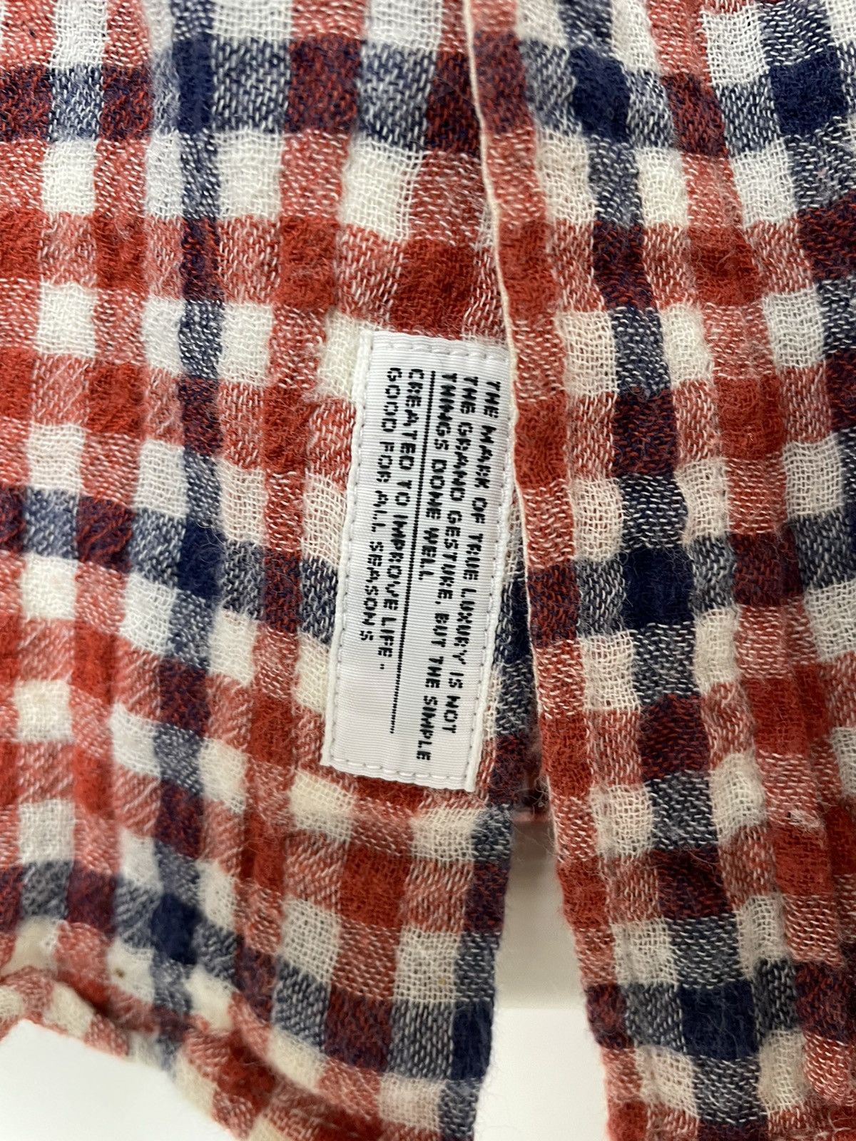 Norse Projects Norse Project logo Shirt Plaid Red/Blue Size US M / EU 48-50 / 2 - 17 Thumbnail
