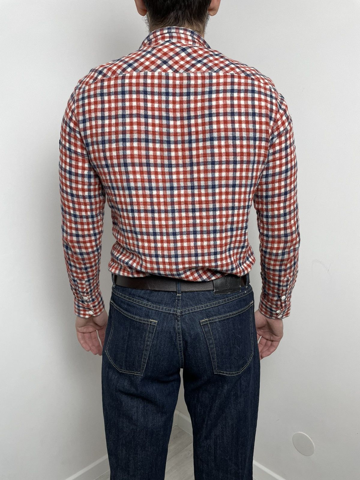 Norse Projects Norse Project logo Shirt Plaid Red/Blue Size US M / EU 48-50 / 2 - 12 Thumbnail