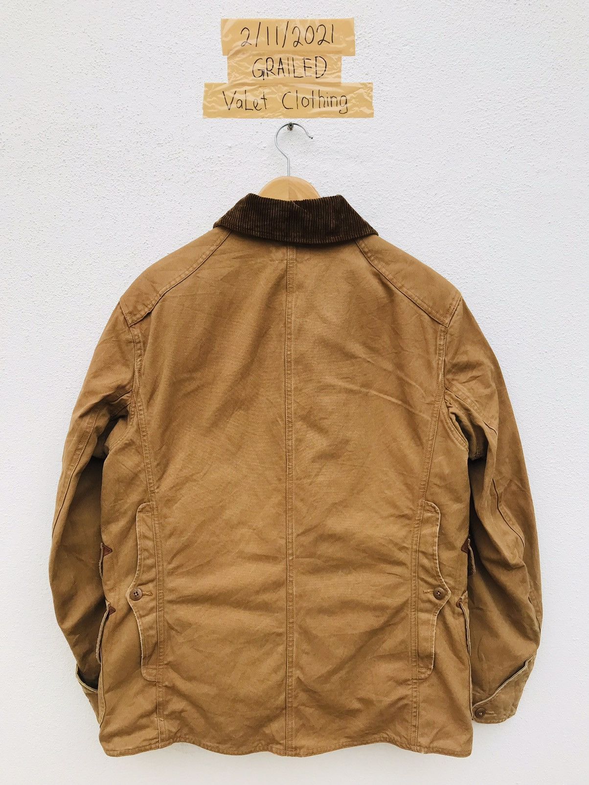 Vintage 90's Polo Ralph Lauren Hunting Jacket Heavy Cutton