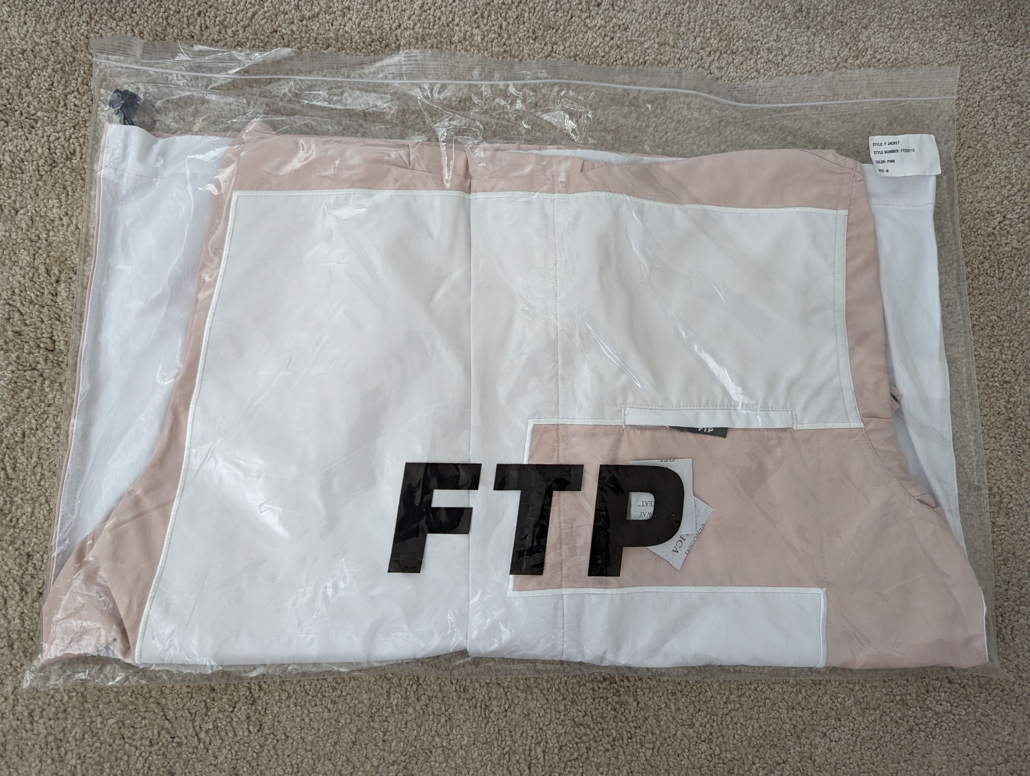 Fuck The Population FTP F Logo Parka (Pink) Size US M / EU 48-50 / 2 - 4 Thumbnail