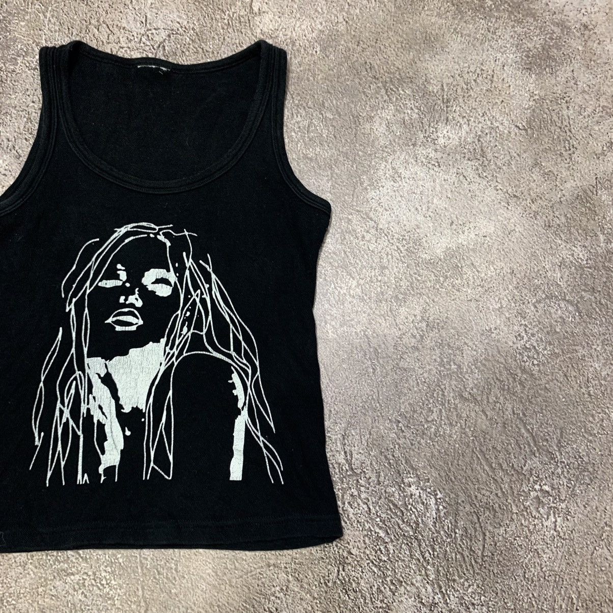 Vintage Vintage 90s Graphic Tank Top Dark Grunge Streetwear Black M Size M / US 6-8 / IT 42-44 - 3 Thumbnail