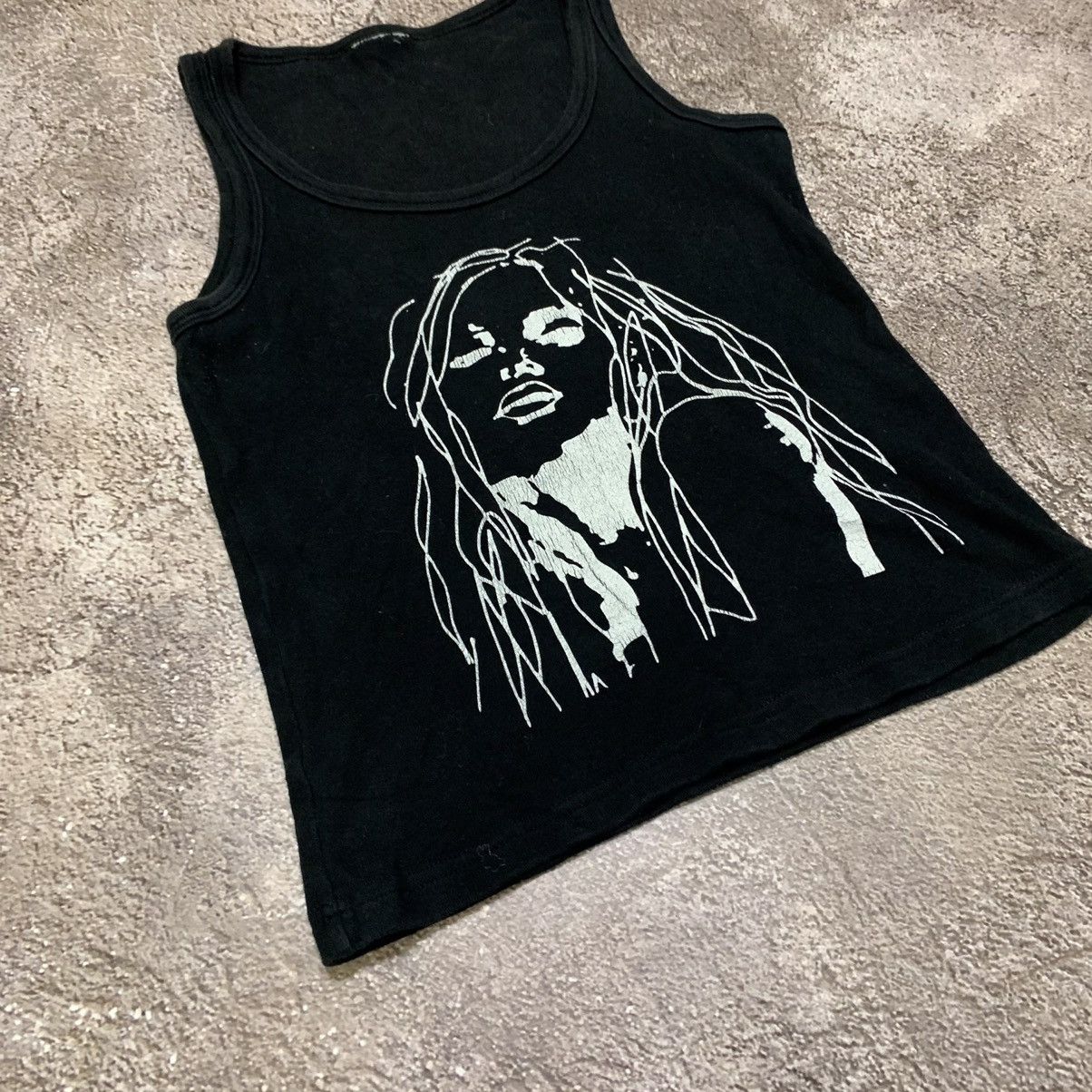Vintage Vintage 90s Graphic Tank Top Dark Grunge Streetwear Black M Size M / US 6-8 / IT 42-44 - 4 Thumbnail