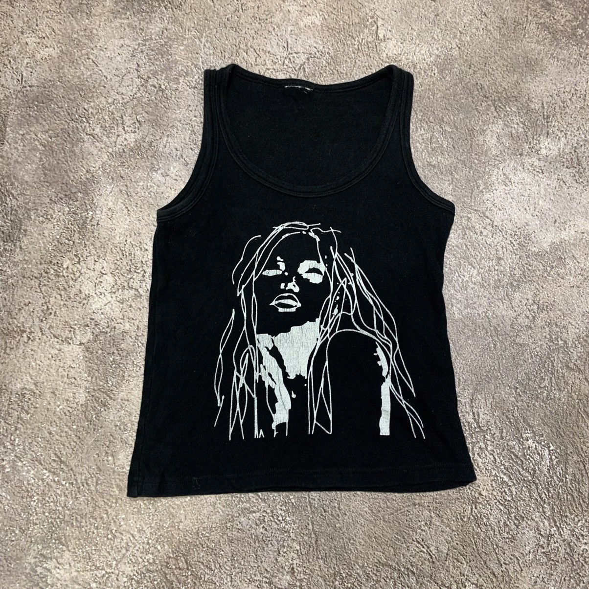 Vintage Vintage 90s Graphic Tank Top Dark Grunge Streetwear Black M Size M / US 6-8 / IT 42-44 - 2 Thumbnail