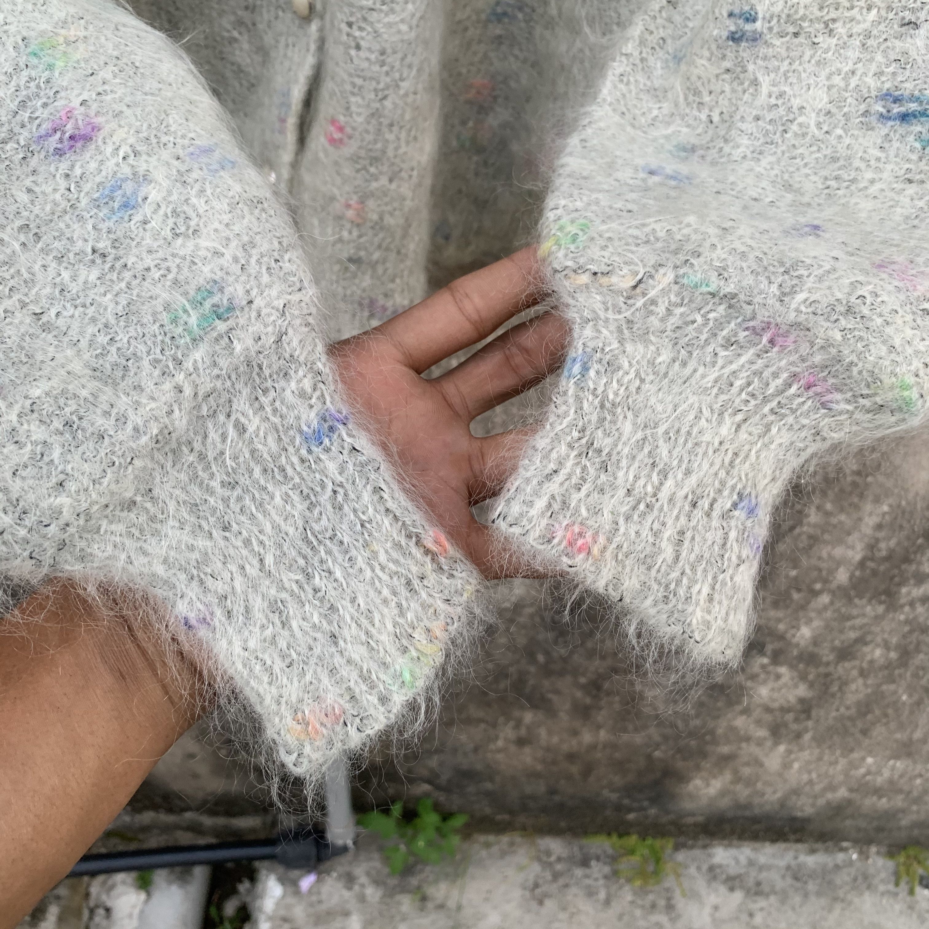 Aran Isles Knitwear MOHAIR ‼️ JAPANESE VTG Button Ups Cardigan Pullover Jumper Size US M / EU 48-50 / 2 - 6 Thumbnail