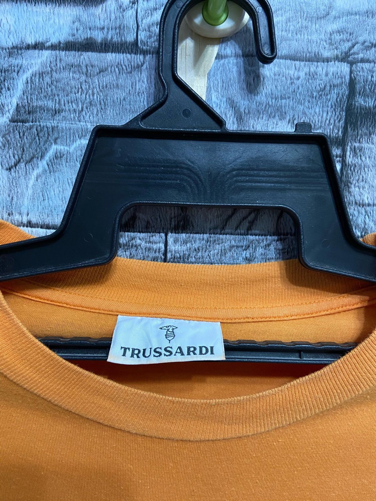 Trussardi Vintage Trussardi longsleeve big logo embroidered fit M Size US M / EU 48-50 / 2 - 3 Thumbnail