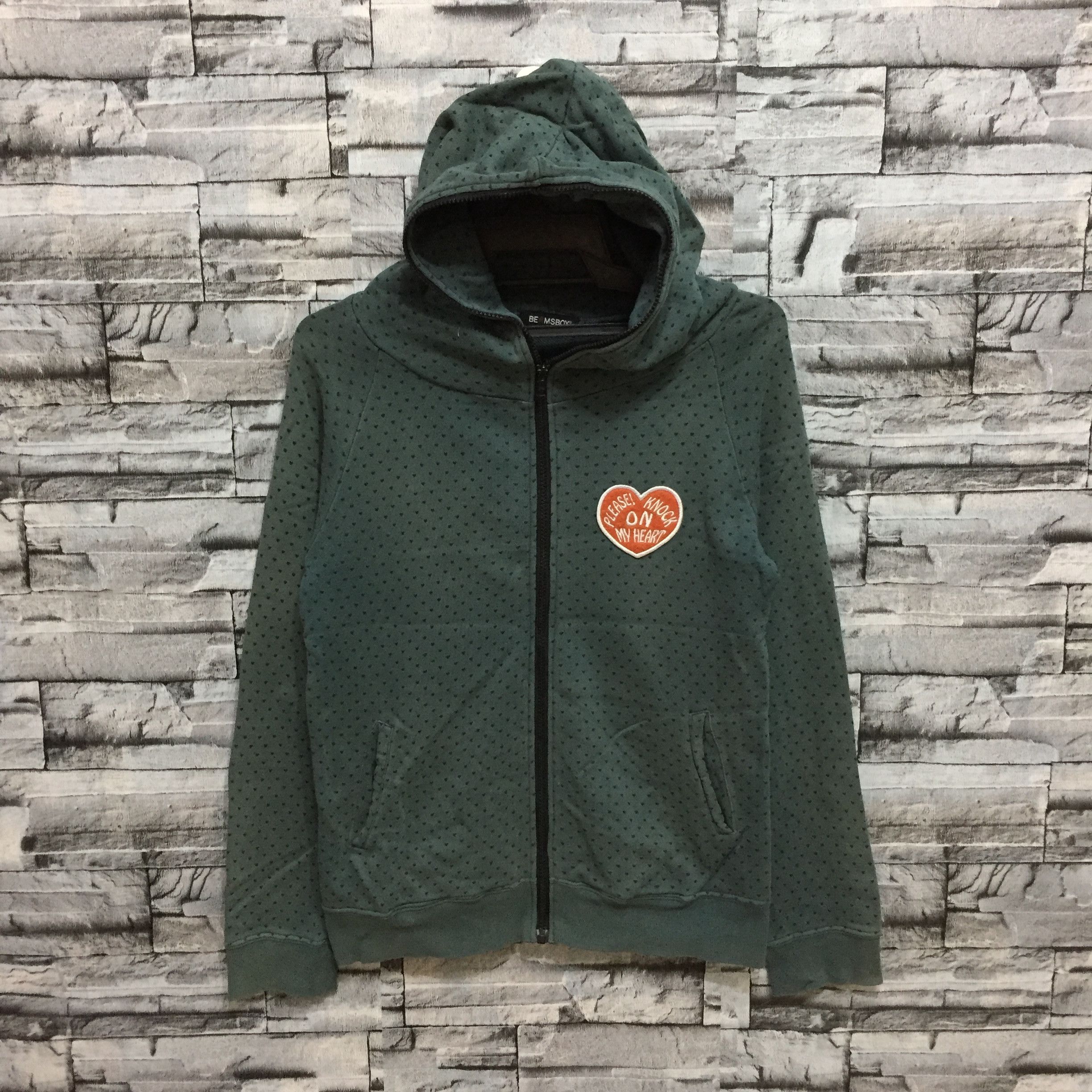 Japanese Brand Vintage BEAMS BOY Hoodie small logo love patchers fit S Size US S / EU 44-46 / 1 - 2 Thumbnail