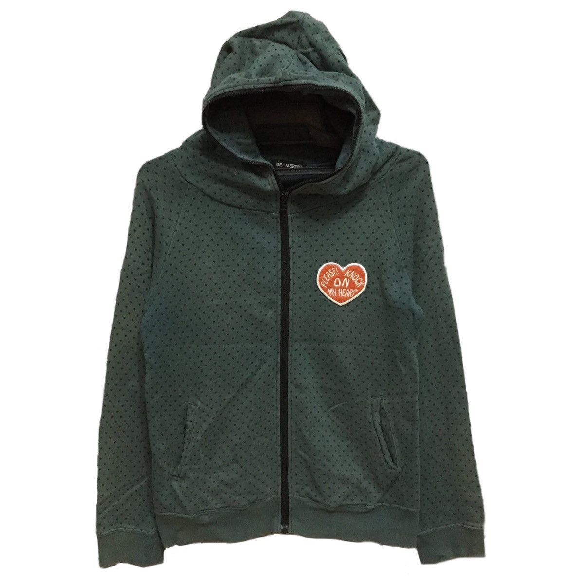 Japanese Brand Vintage BEAMS BOY Hoodie small logo love patchers fit S Size US S / EU 44-46 / 1 - 1 Thumbnail