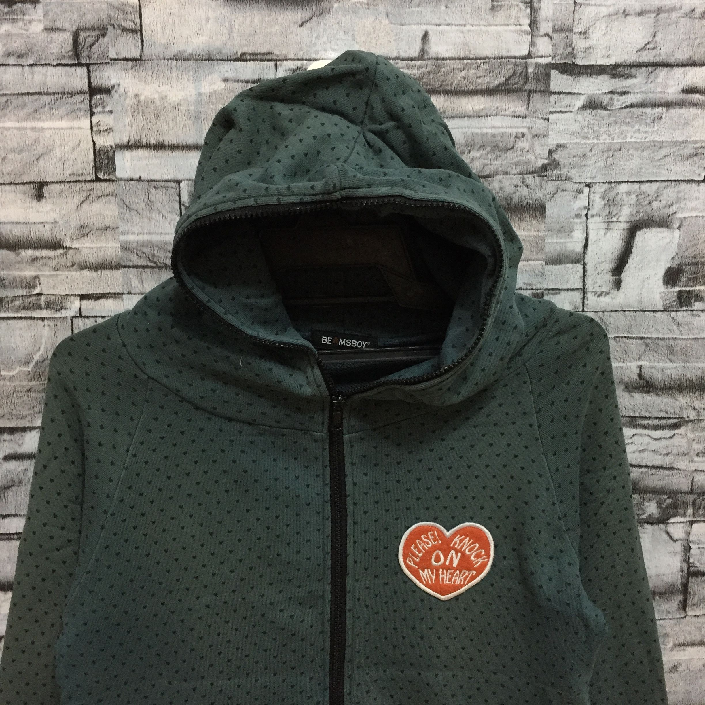 Japanese Brand Vintage BEAMS BOY Hoodie small logo love patchers fit S Size US S / EU 44-46 / 1 - 3 Thumbnail