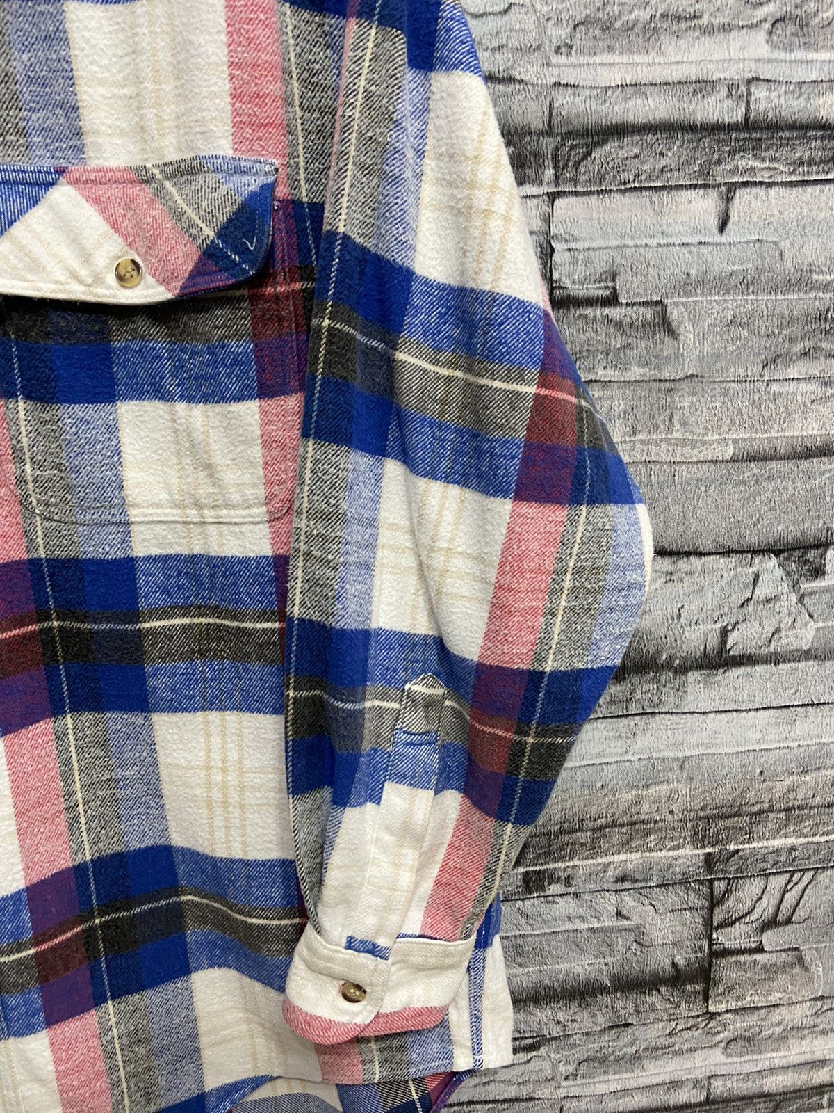 Flannel Vintage Seahop Flannel Worker’s double pocket plaid fit M Size US M / EU 48-50 / 2 - 5 Thumbnail