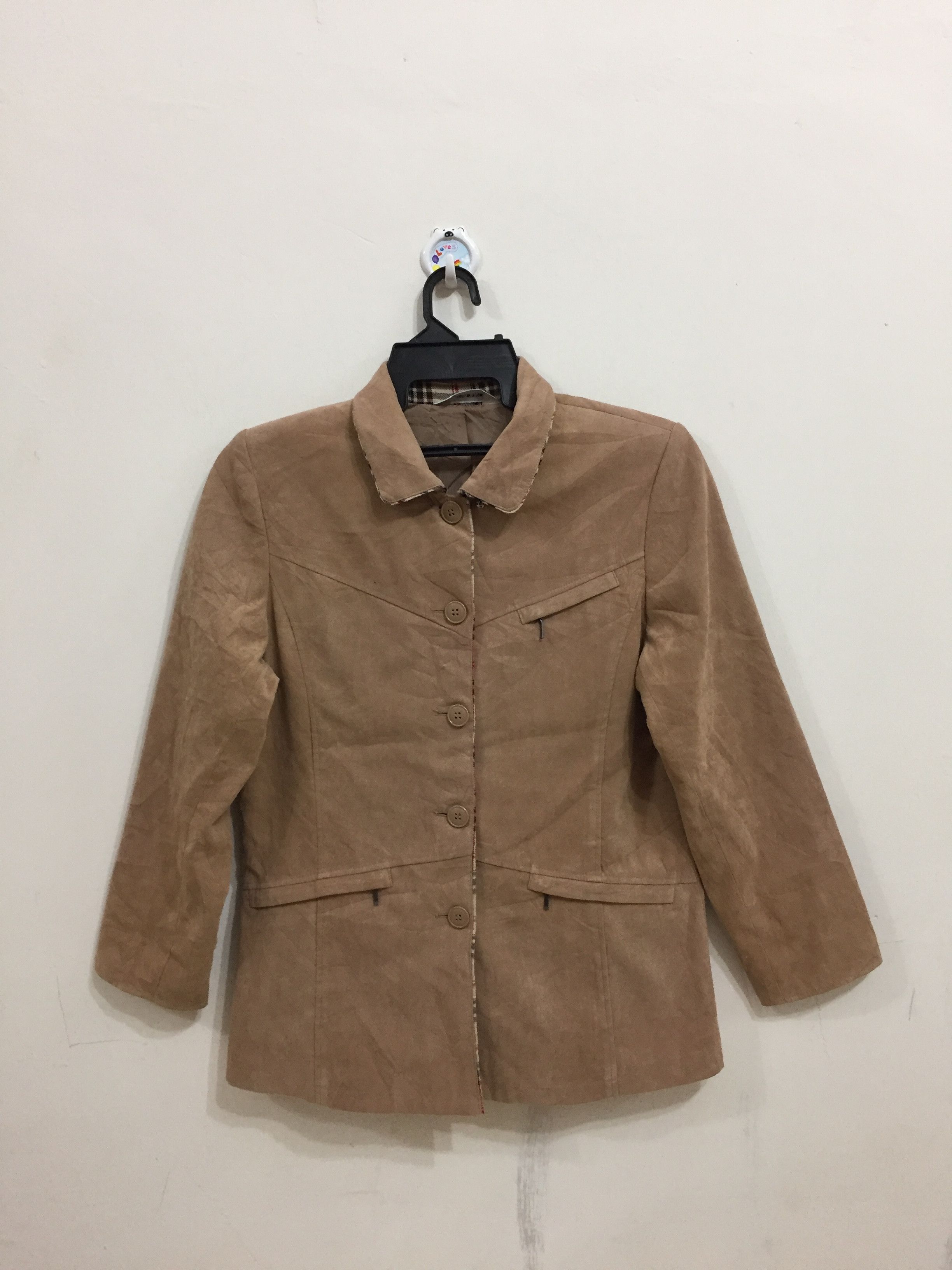 Vintage Vintage jacket corduroy for women rare design Size L / US 10 / IT 46 - 1 Thumbnail