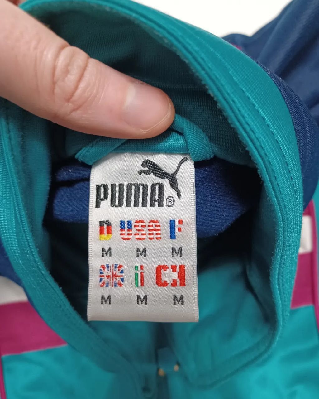Puma Puma vintage big logo 90-s tracking jacket Size US M / EU 48-50 / 2 - 4 Thumbnail