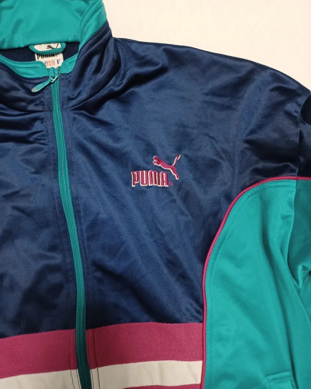 Puma Puma vintage big logo 90-s tracking jacket Size US M / EU 48-50 / 2 - 3 Thumbnail