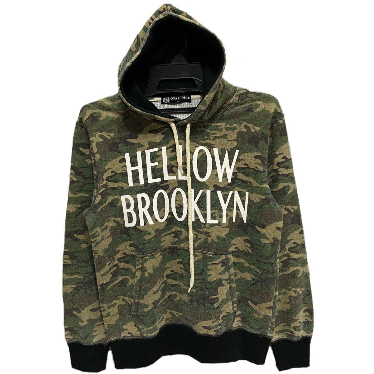 Japanese Brand Oval Dice hoodie camouflage army green size L Size US L / EU 52-54 / 3 - 1 Thumbnail