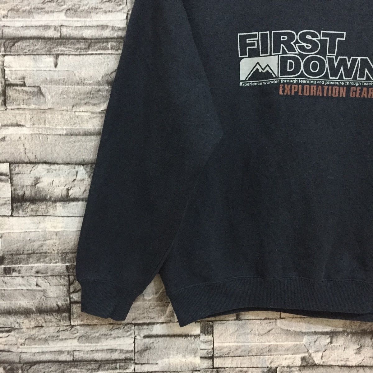 Vintage Vintage FIRST DOWN sweatshirt big logo size M fit L Size US L / EU 52-54 / 3 - 5 Thumbnail