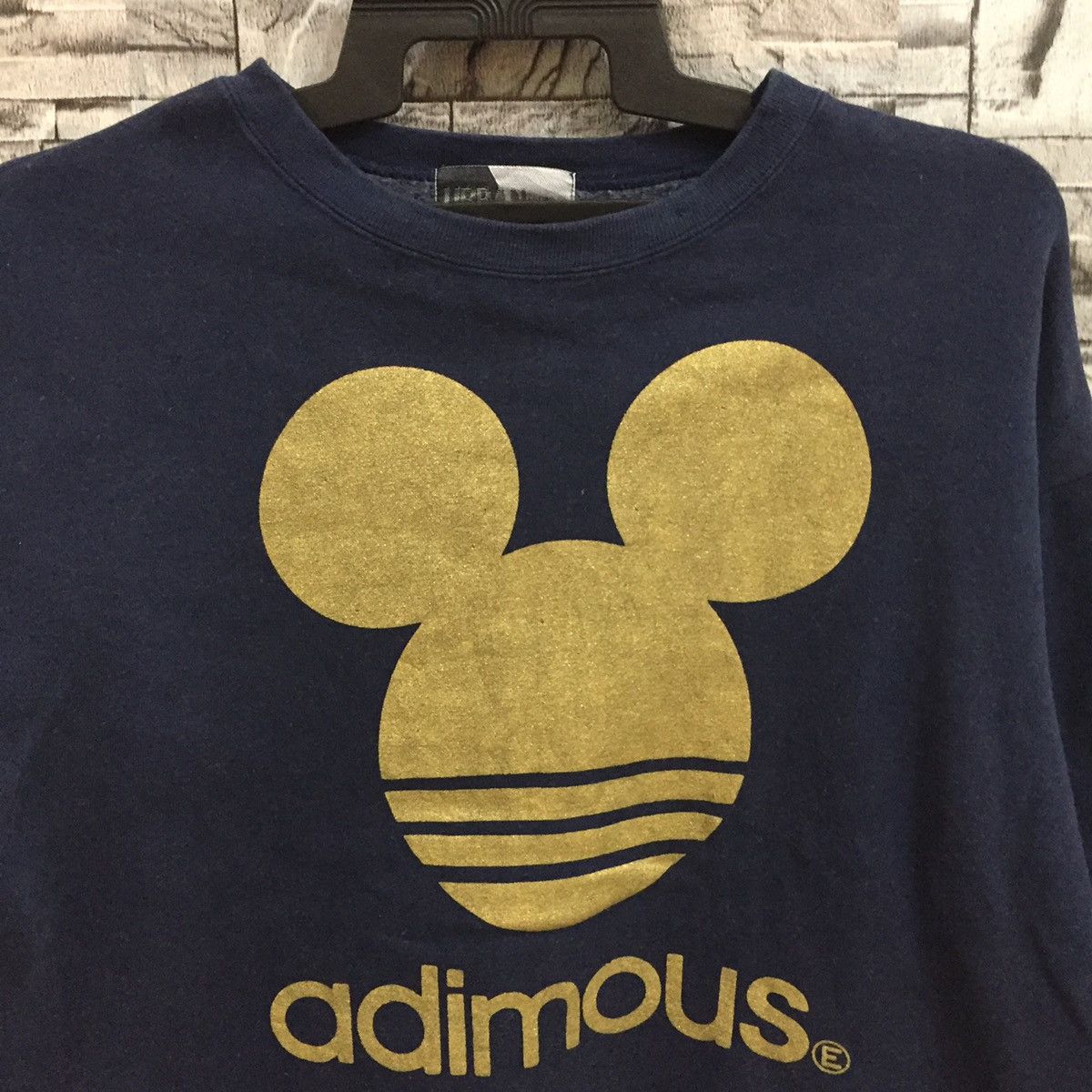 Japanese Brand Adimouse Sweatshirt big logo japanese brand fit L Size US L / EU 52-54 / 3 - 3 Thumbnail