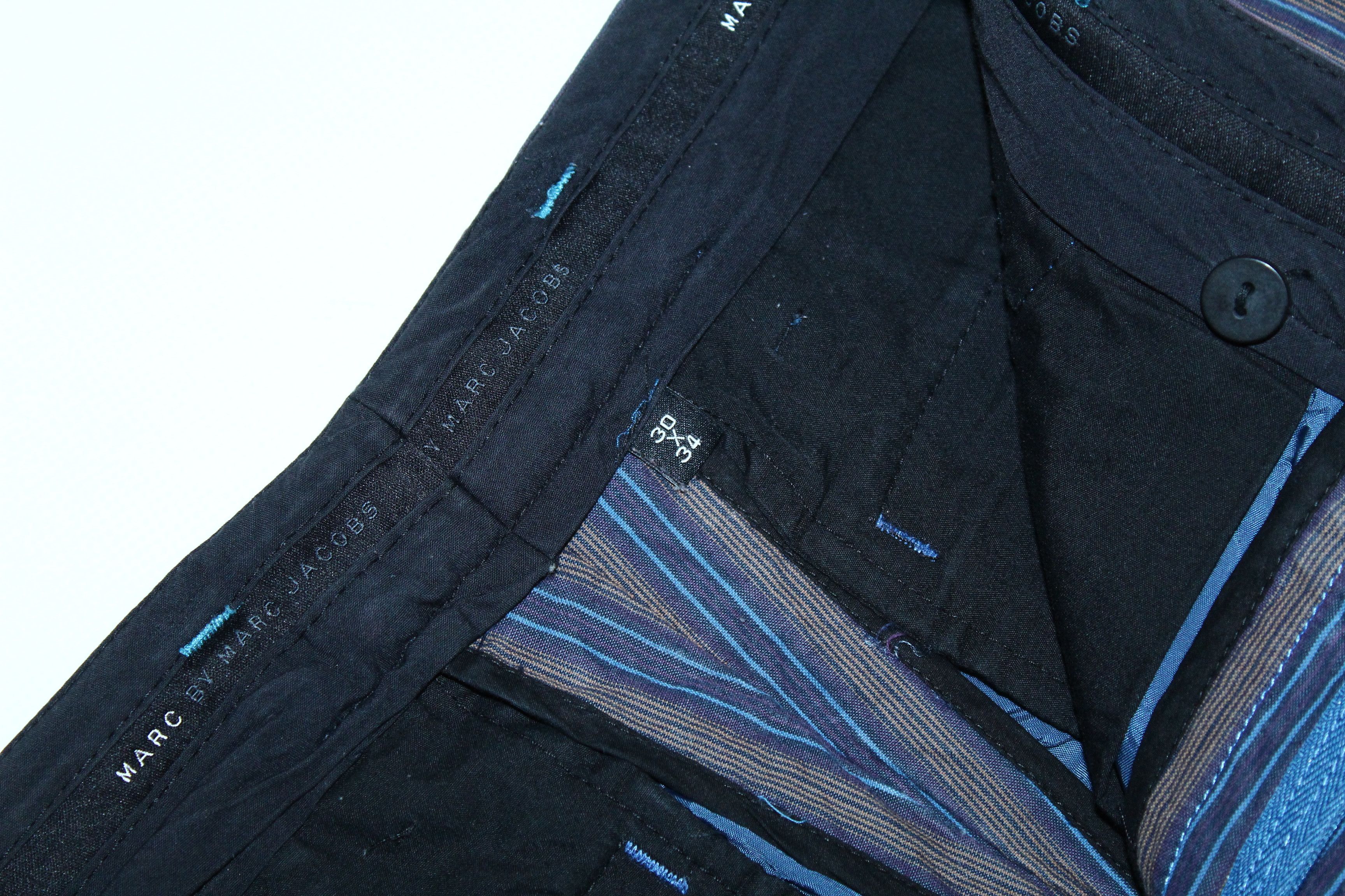 Jacobs By Marc Jacobs Marc by Marc Jacobs Slim Fit Striped Formal Pants Size US 30 / EU 46 - 6 Thumbnail