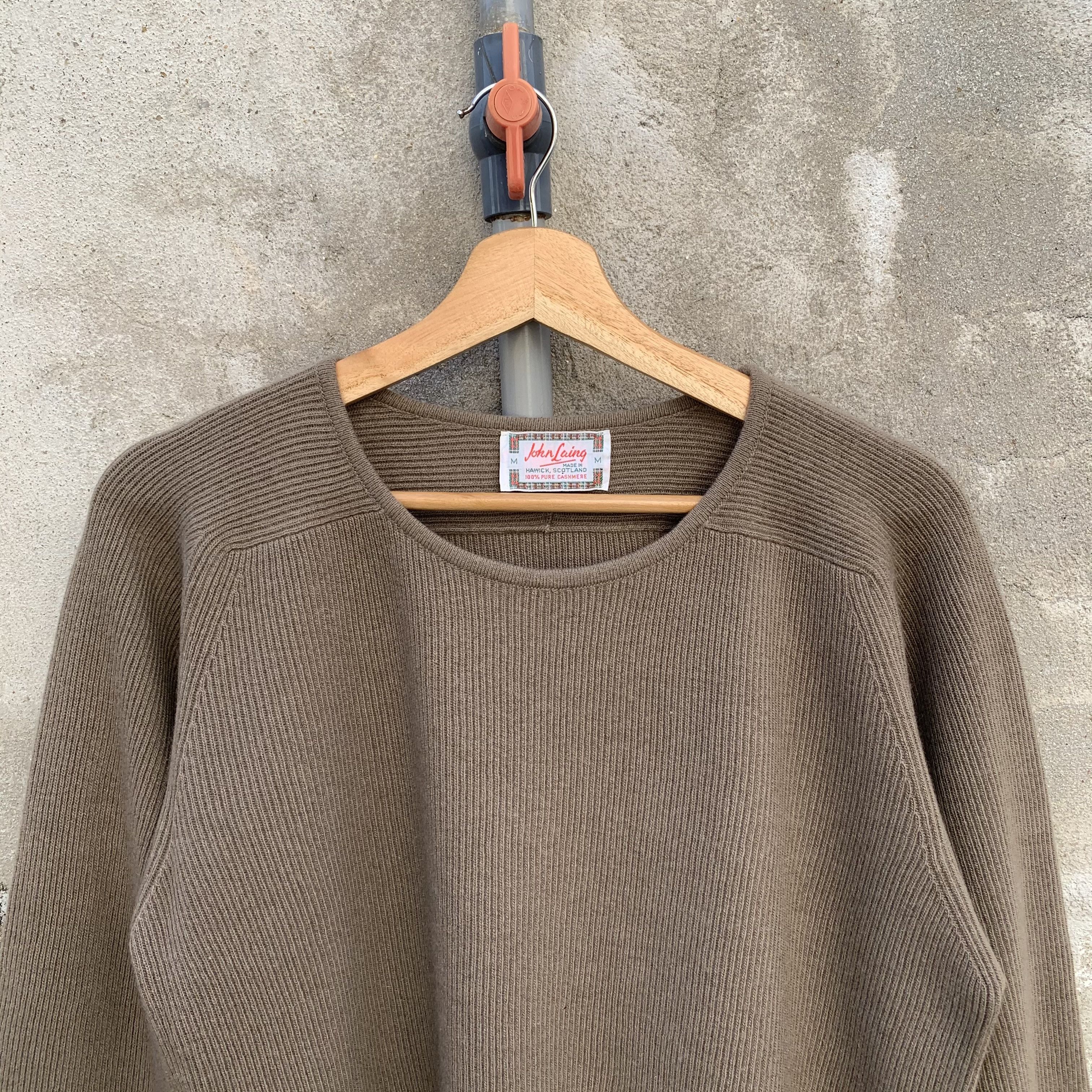 Homespun Knitwear Vintage JOHN LAIN HAWICK Knit Blank Sweater Jumper Size US M / EU 48-50 / 2 - 2 Thumbnail