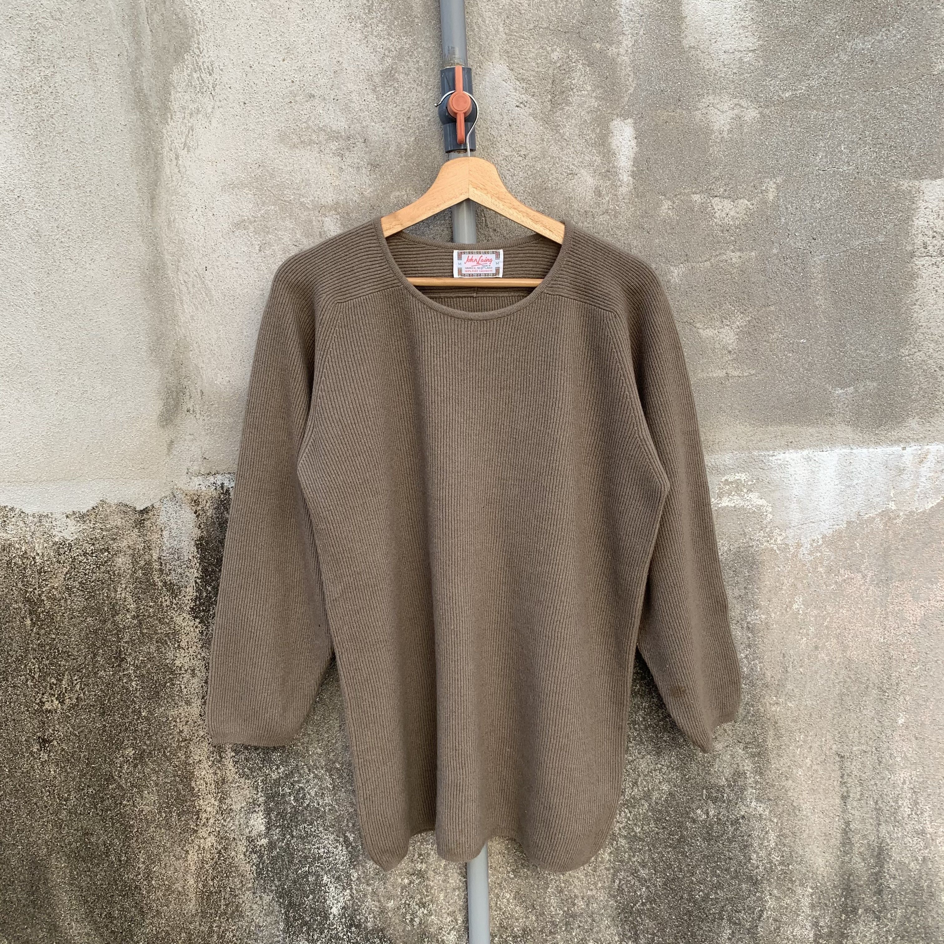 Homespun Knitwear Vintage JOHN LAIN HAWICK Knit Blank Sweater Jumper Size US M / EU 48-50 / 2 - 1 Thumbnail