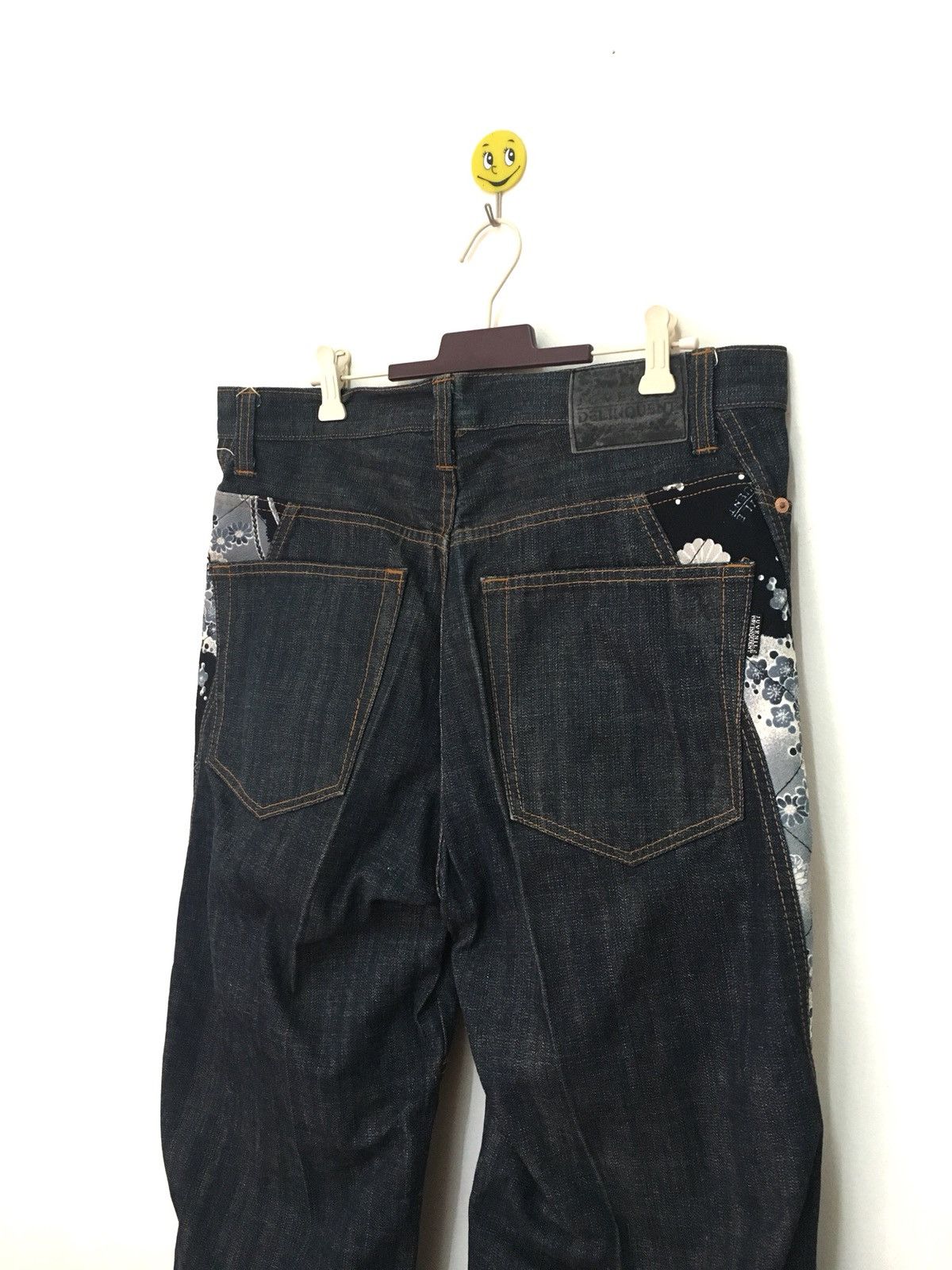 Indigo Juvenile Delinquent Denim Jeans Rare Design Japan Size US 34 / EU 50 - 7 Thumbnail