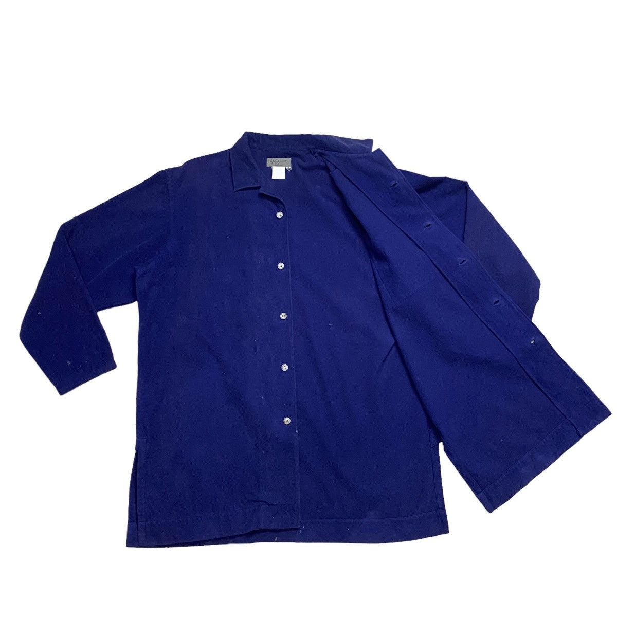 Y's for Men × Yohji Yamamoto Yohji Yamamoto pour homme minimalist oversize button up Size US M / EU 48-50 / 2 - 6 Thumbnail