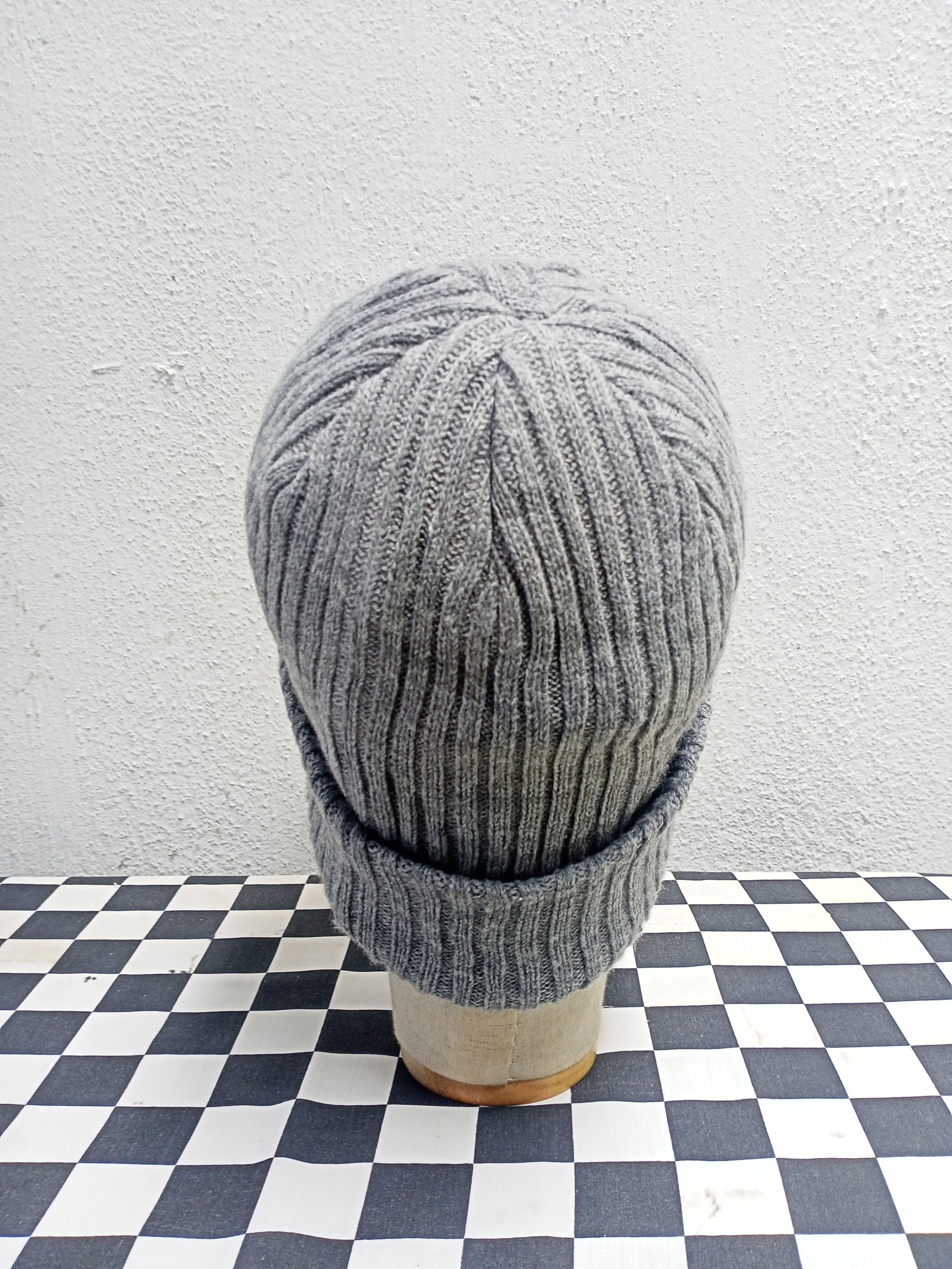Harris Tweed Vintage Harris Tweed Gray Beanie Hat Luxury Designer Size ONE SIZE - 4 Thumbnail