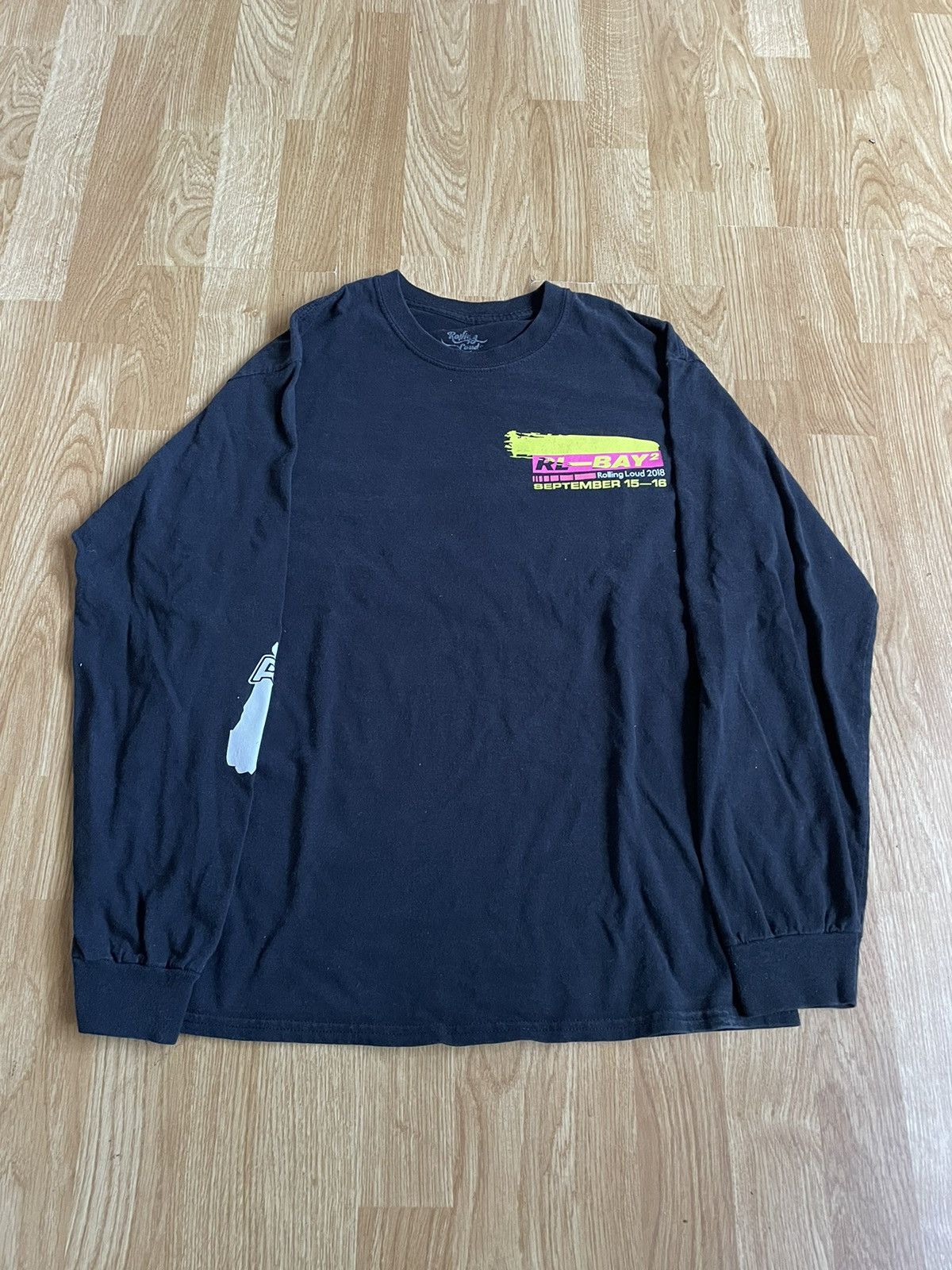 Rolling Loud × Vintage 2018 Rolling Loud Long-sleeve Size US M / EU 48-50 / 2 - 1 Thumbnail