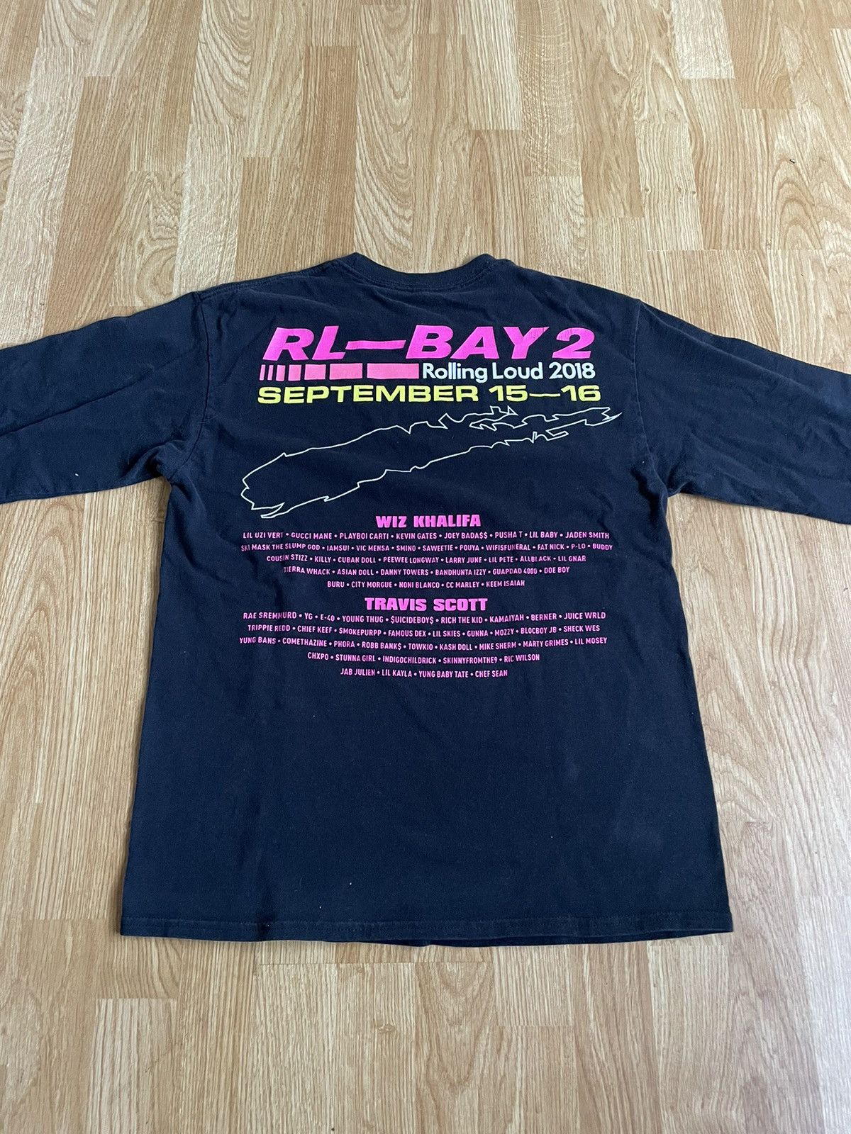 Rolling Loud × Vintage 2018 Rolling Loud Long-sleeve Size US M / EU 48-50 / 2 - 5 Thumbnail