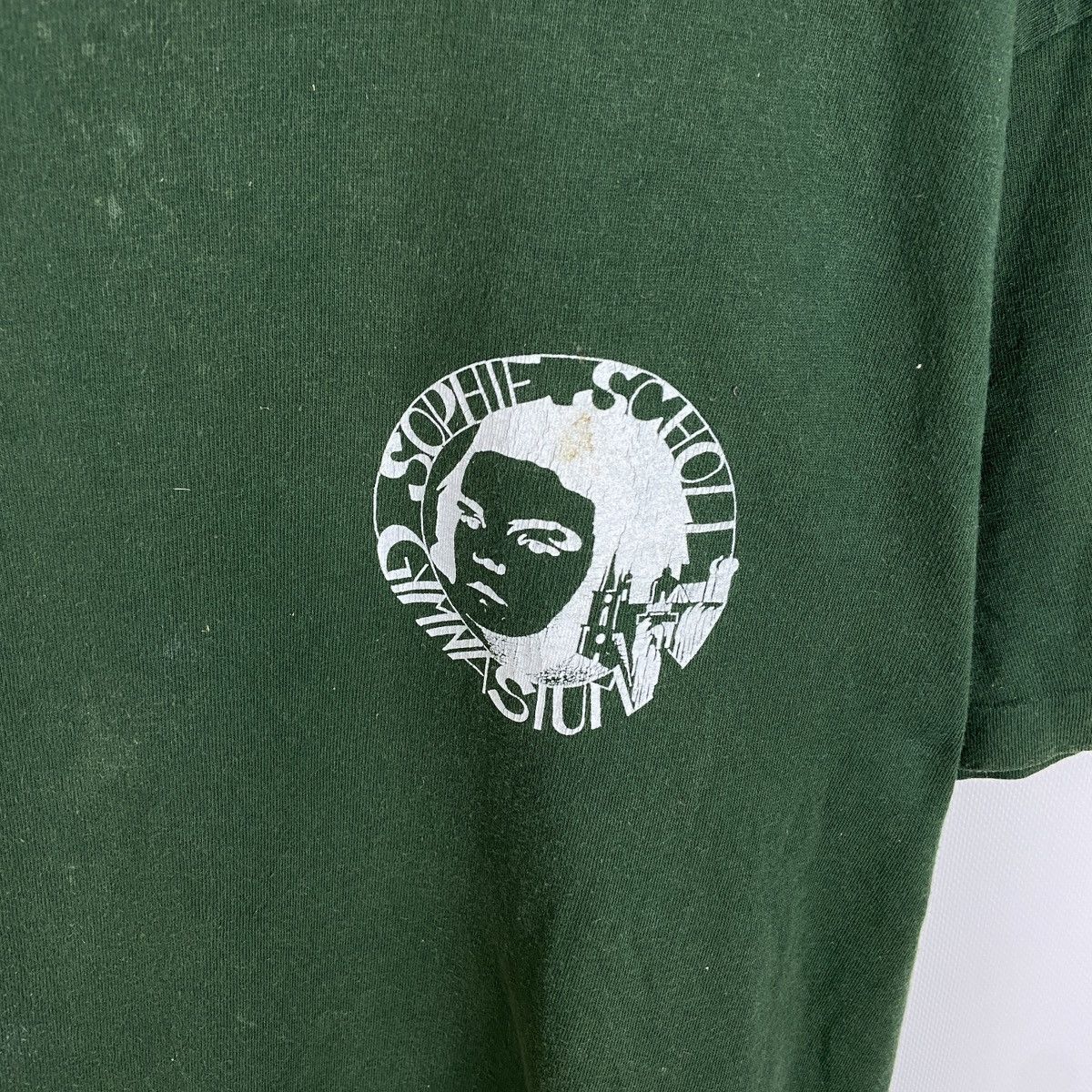 Vintage Vintage 90s Sofie Scholl Gymnasium tee Screen stars Politics Size US XL / EU 56 / 4 - 3 Thumbnail