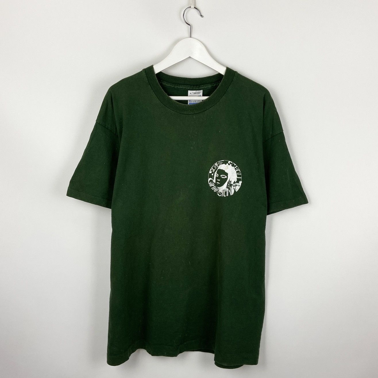 Vintage Vintage 90s Sofie Scholl Gymnasium tee Screen stars Politics Size US XL / EU 56 / 4 - 1 Thumbnail