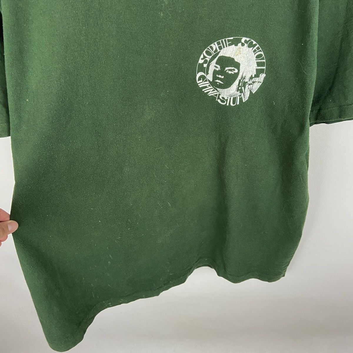Vintage Vintage 90s Sofie Scholl Gymnasium tee Screen stars Politics Size US XL / EU 56 / 4 - 5 Thumbnail