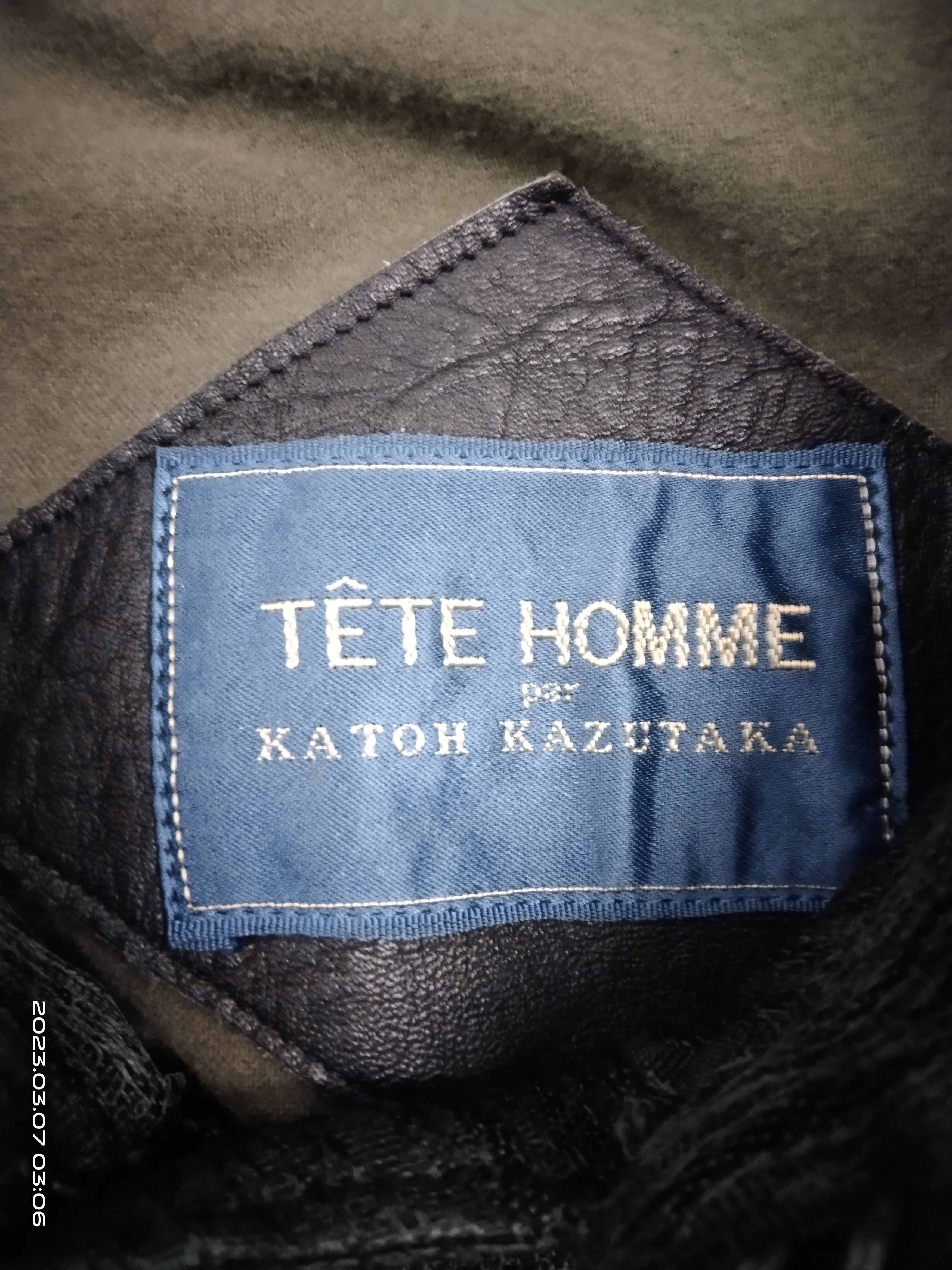 Tete Homme RARE BOMBER JACKET TETE HOMME PAR KATOH KAZUTAKA Size US M / EU 48-50 / 2 - 10 Thumbnail