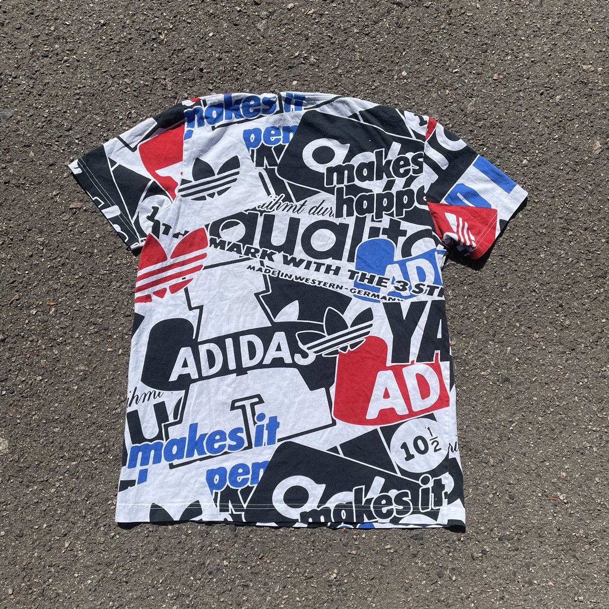 Adidas Vintage Y2K Adidas Tee Stripes Streetwear Hype Size US M / EU 48-50 / 2 - 5 Thumbnail