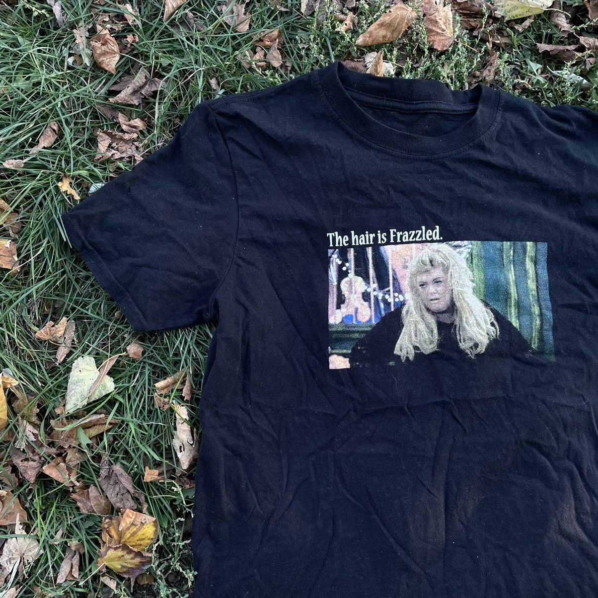 Vintage Vintage 90s Graphic Tee Thrashed Grunge Punk Streetwear Blac Size US L / EU 52-54 / 3 - 4 Thumbnail