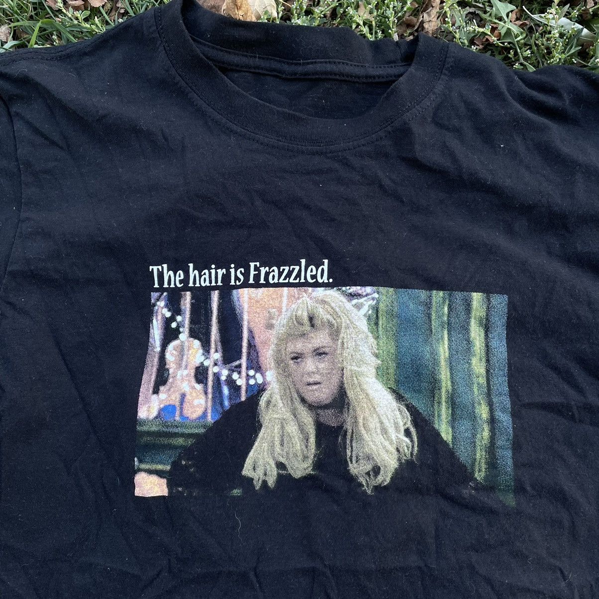 Vintage Vintage 90s Graphic Tee Thrashed Grunge Punk Streetwear Blac Size US L / EU 52-54 / 3 - 2 Thumbnail