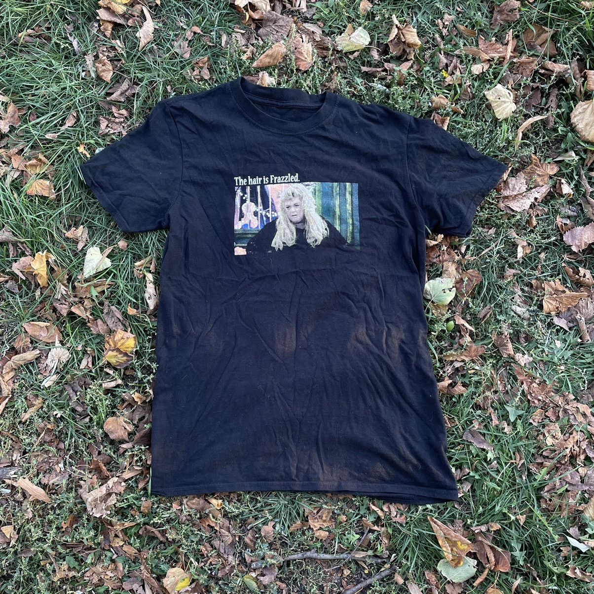 Vintage Vintage 90s Graphic Tee Thrashed Grunge Punk Streetwear Blac Size US L / EU 52-54 / 3 - 1 Thumbnail